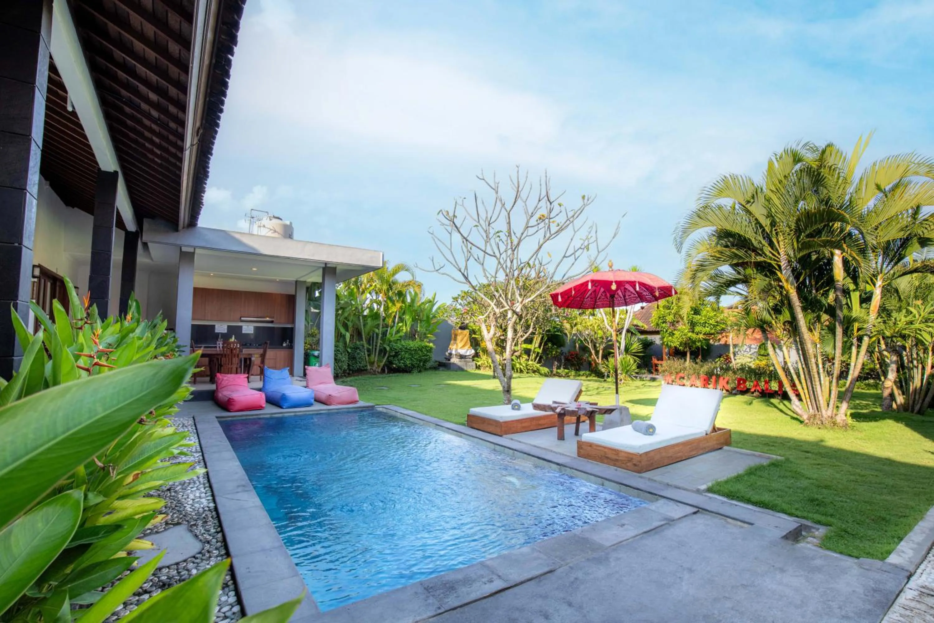 Swimming pool in Carik Bali Guest House Canggu