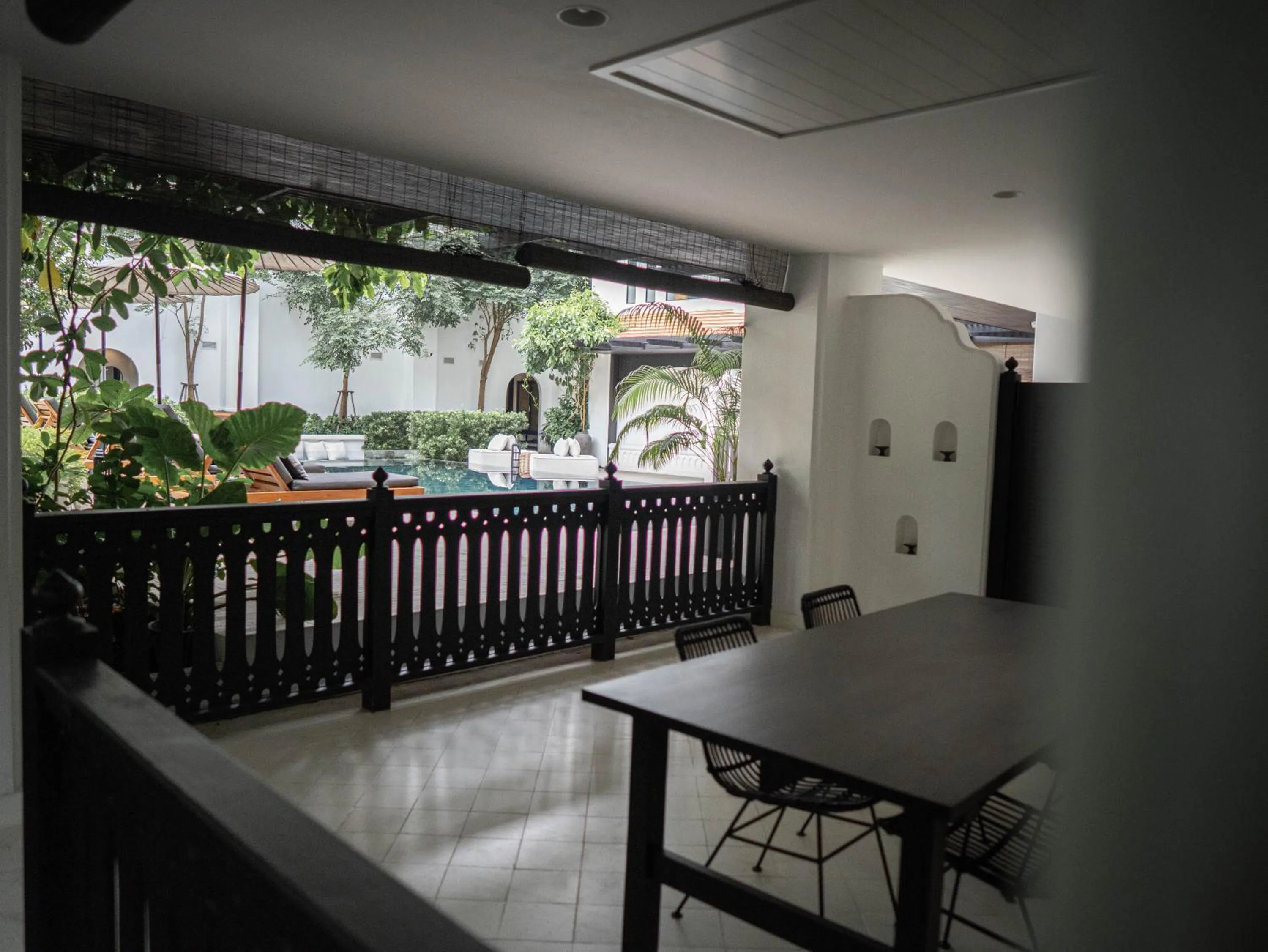 Pool view in Burirattana Hotel-An Adults Only Hotel