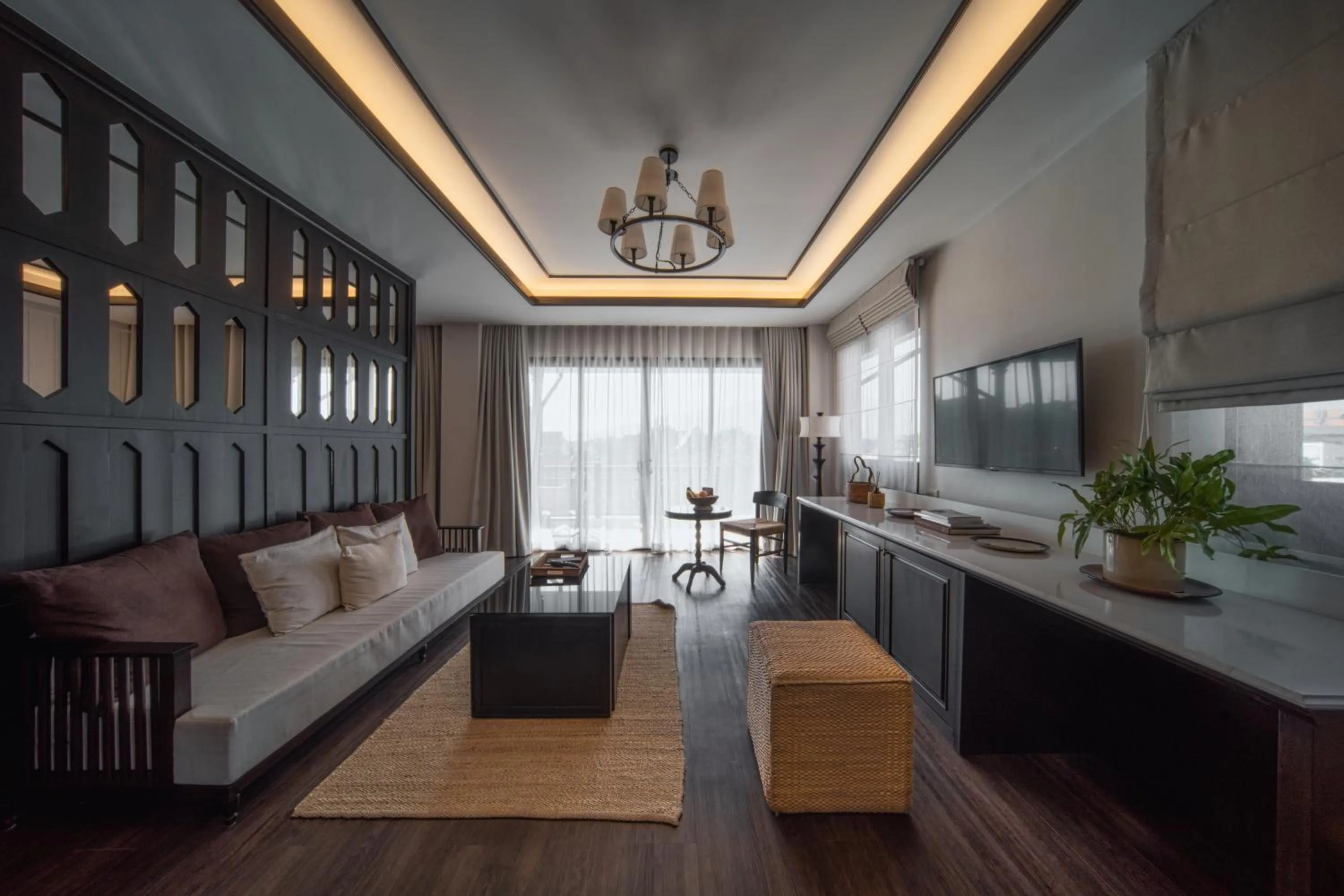 Seating area in Burirattana Hotel-An Adults Only Hotel