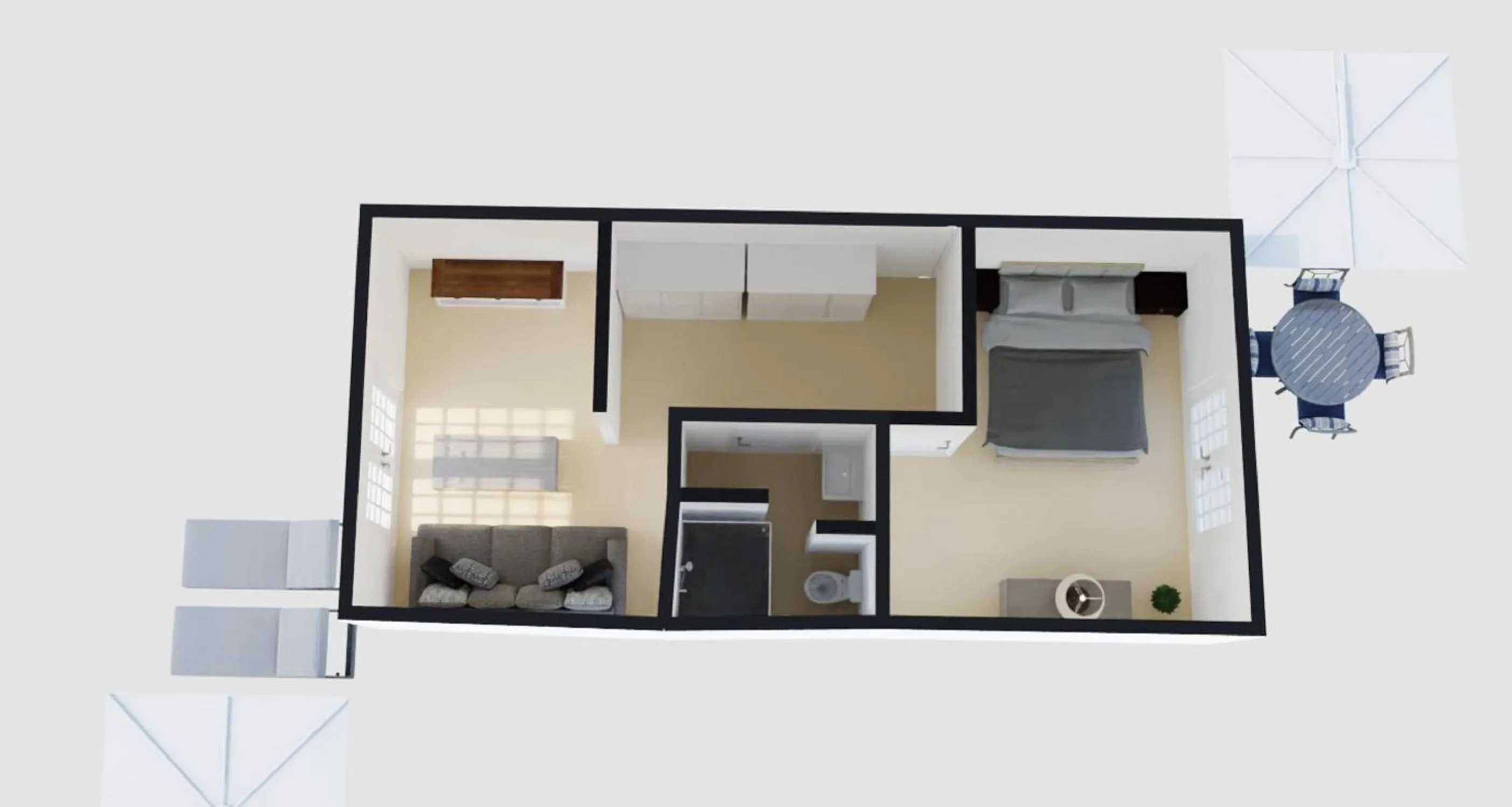 Floor plan in La Connexion, Gay Men Only