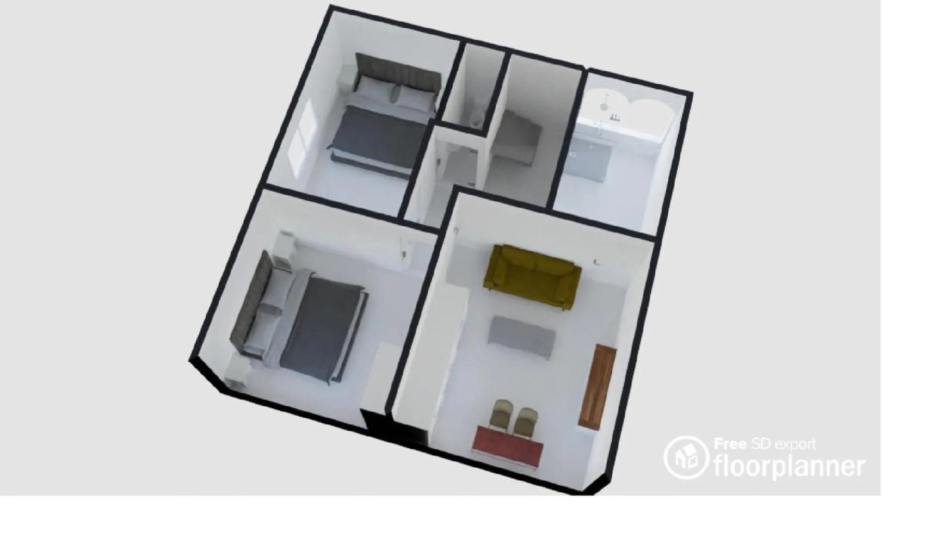 Floor plan in La Connexion, Gay Men Only