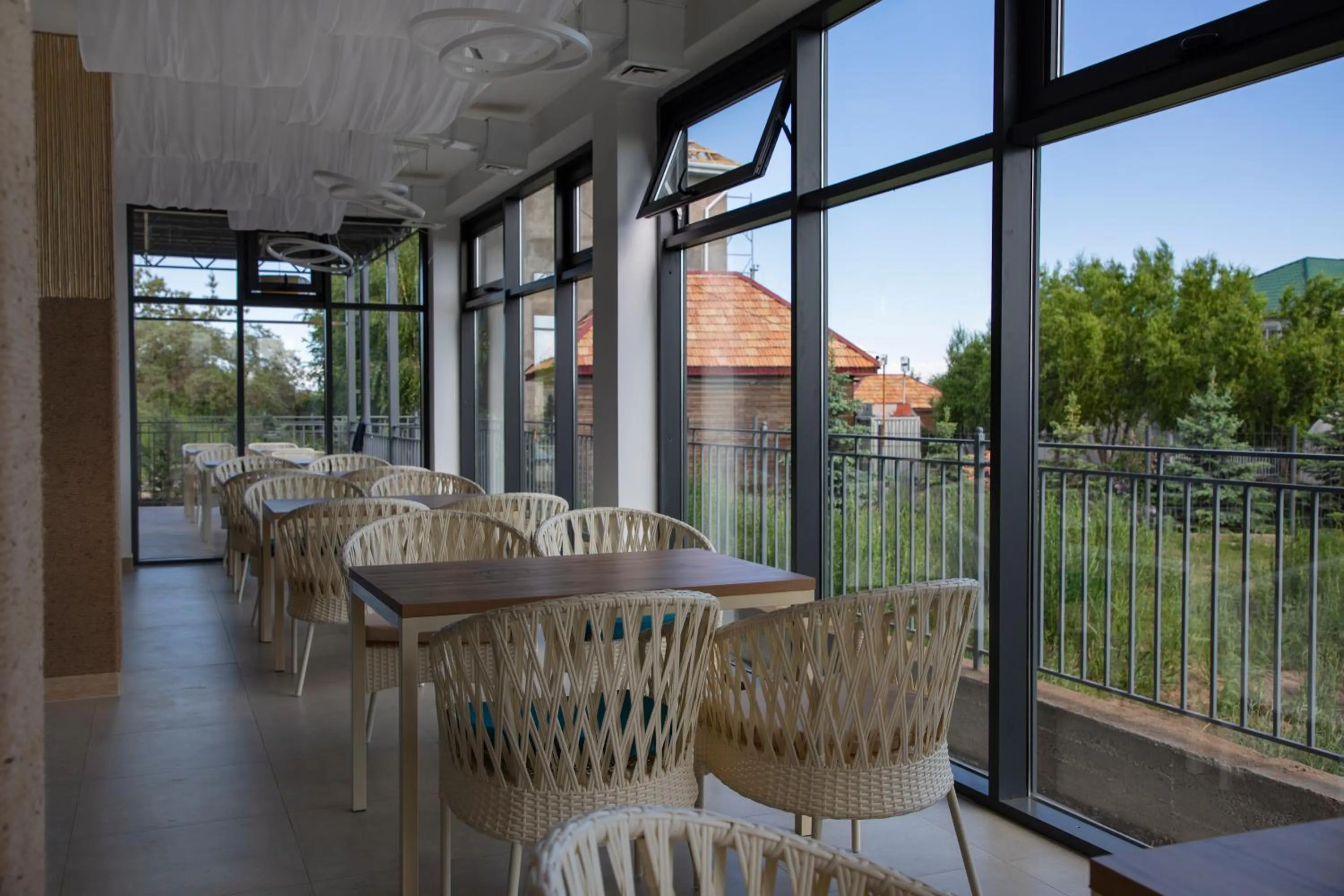 Patio in Silence hotel