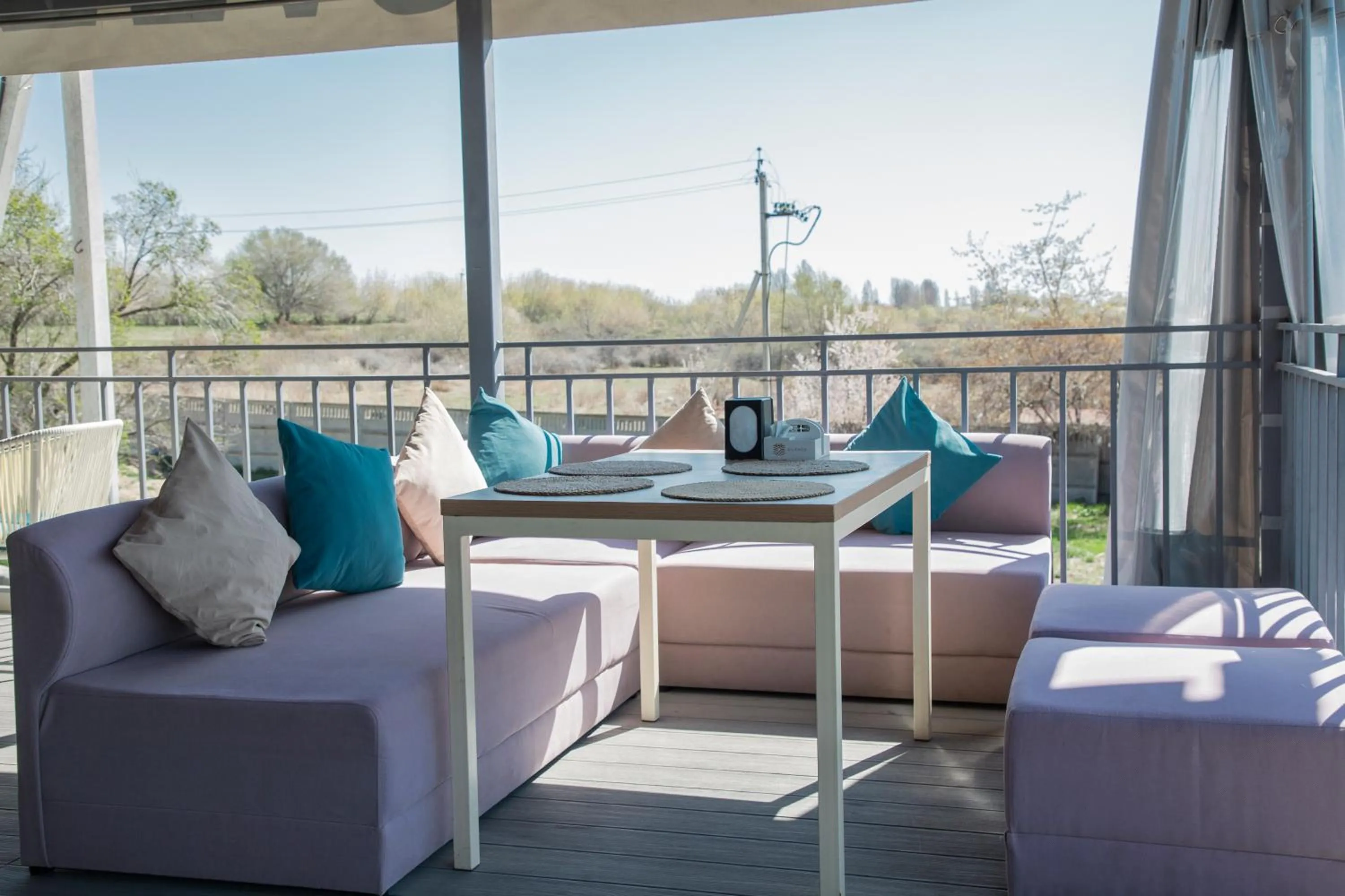 Patio in Silence hotel