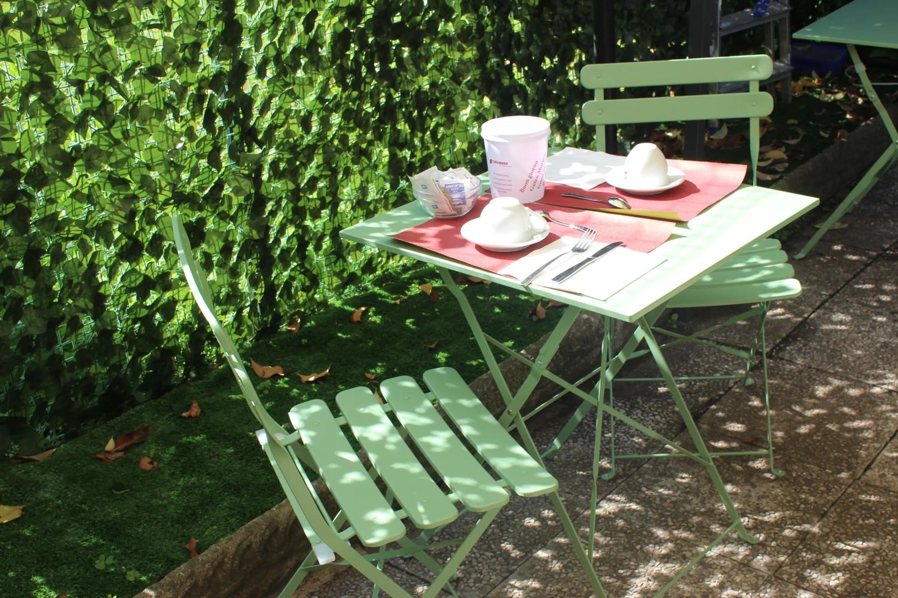Garden in Hotel Cristallo