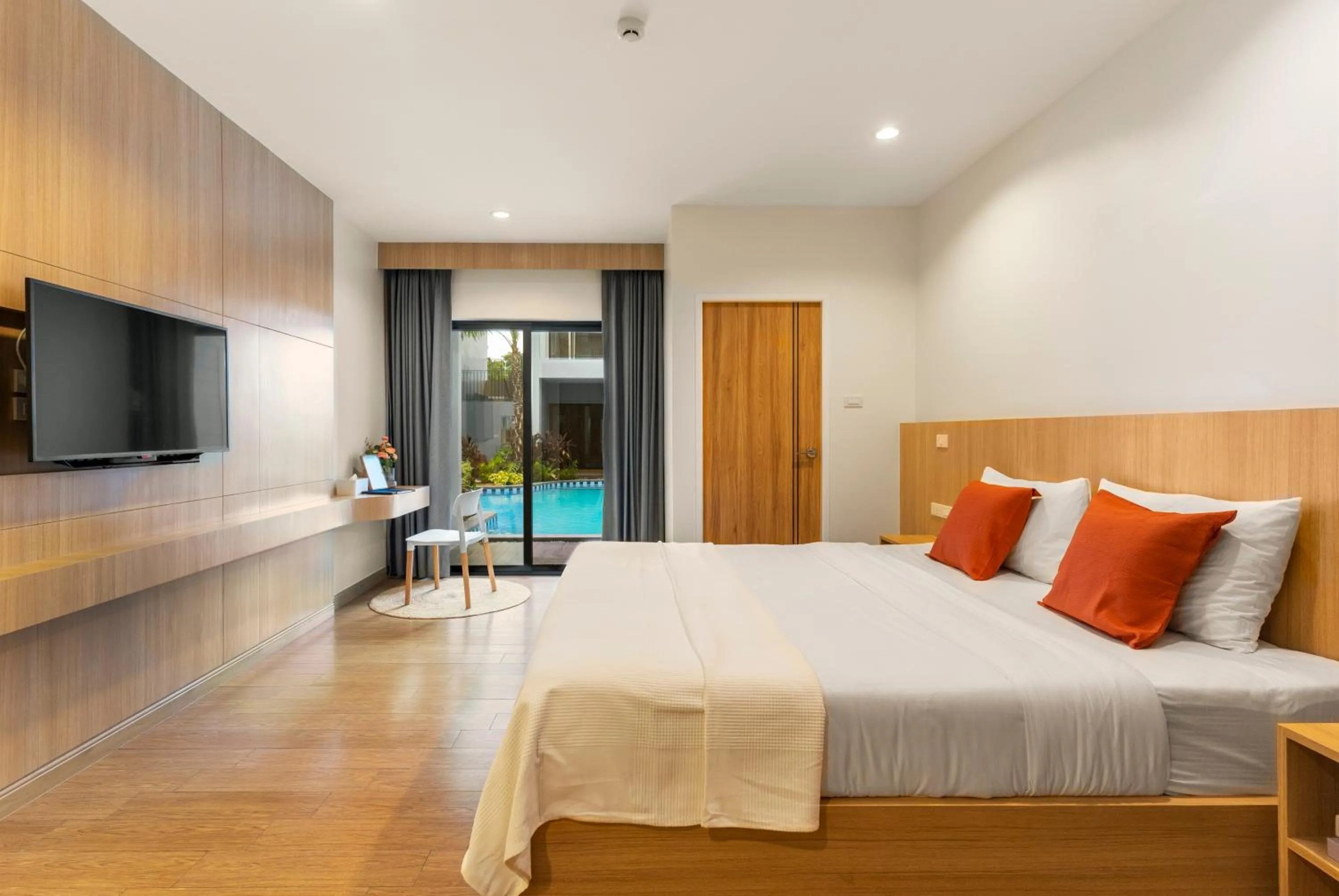 Photo of the whole room, Bed in HATCHAO HERITAGE BEACH FRONT RESORT