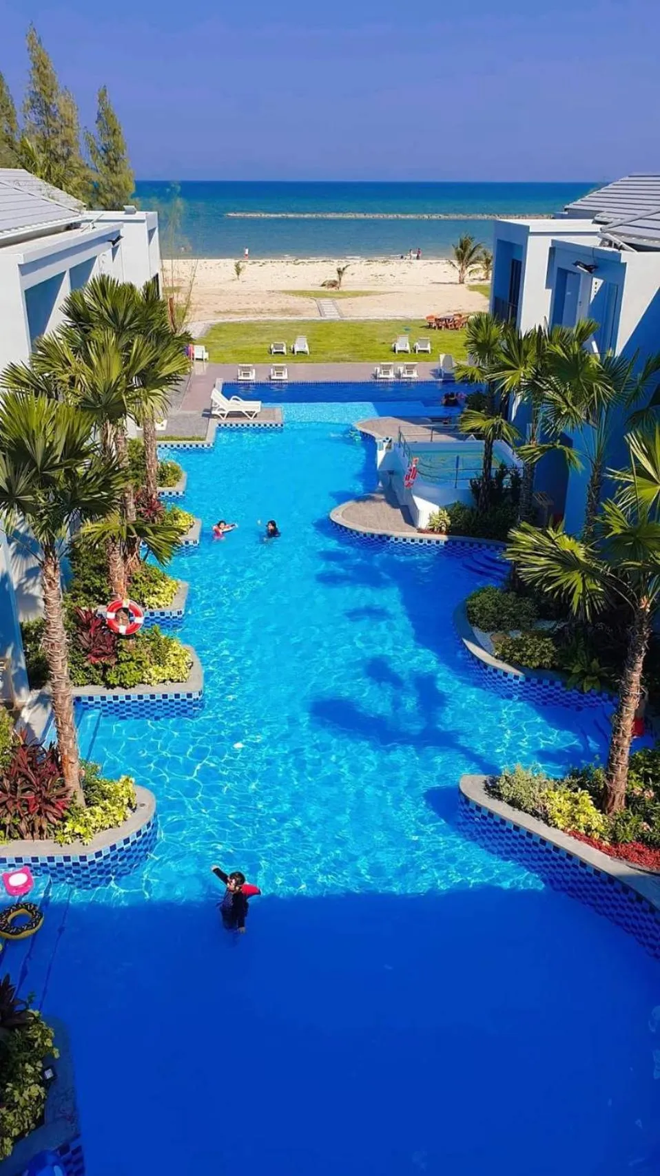 Swimming pool in HATCHAO HERITAGE BEACH FRONT RESORT