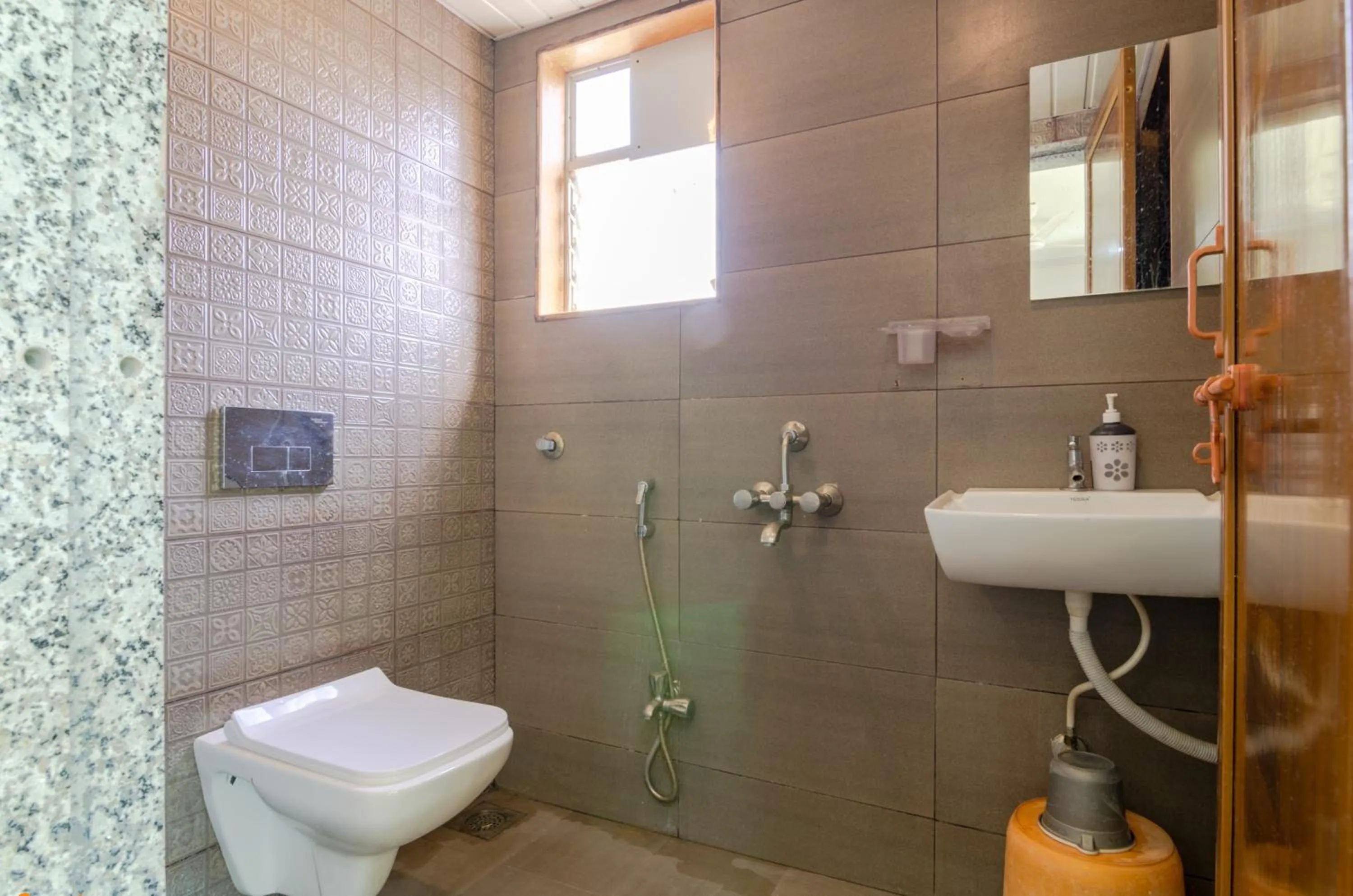 Bathroom in White House Beach Resort, Nagaon