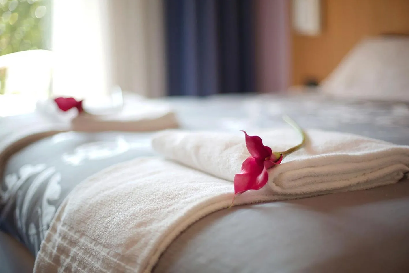 Bed in Anusca Palace Hotel