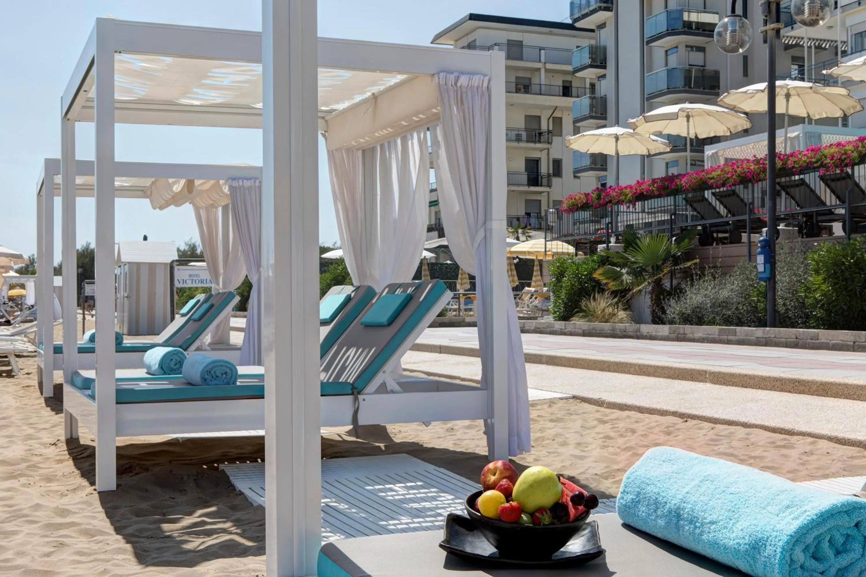 Area and facilities in Victoria Frontemare Beach & Spa Hotel Jesolo