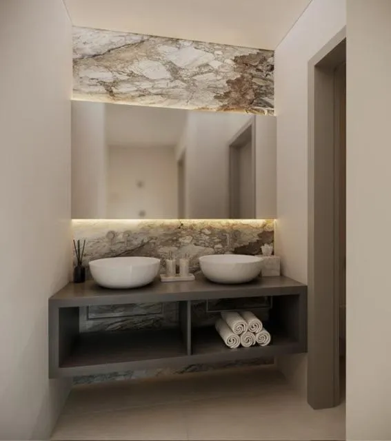 Bathroom in Victoria Frontemare Beach & Spa Hotel Jesolo