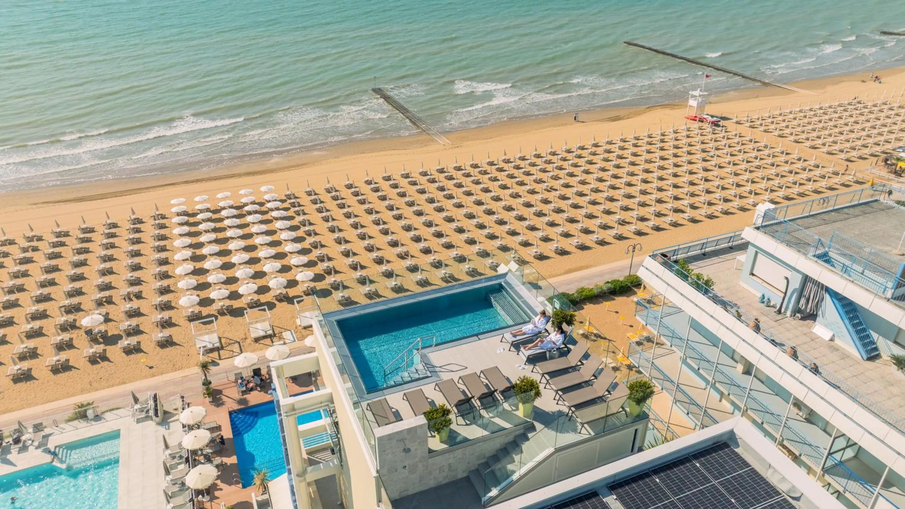 Bird's eye view in Victoria Frontemare Beach & Spa Hotel Jesolo