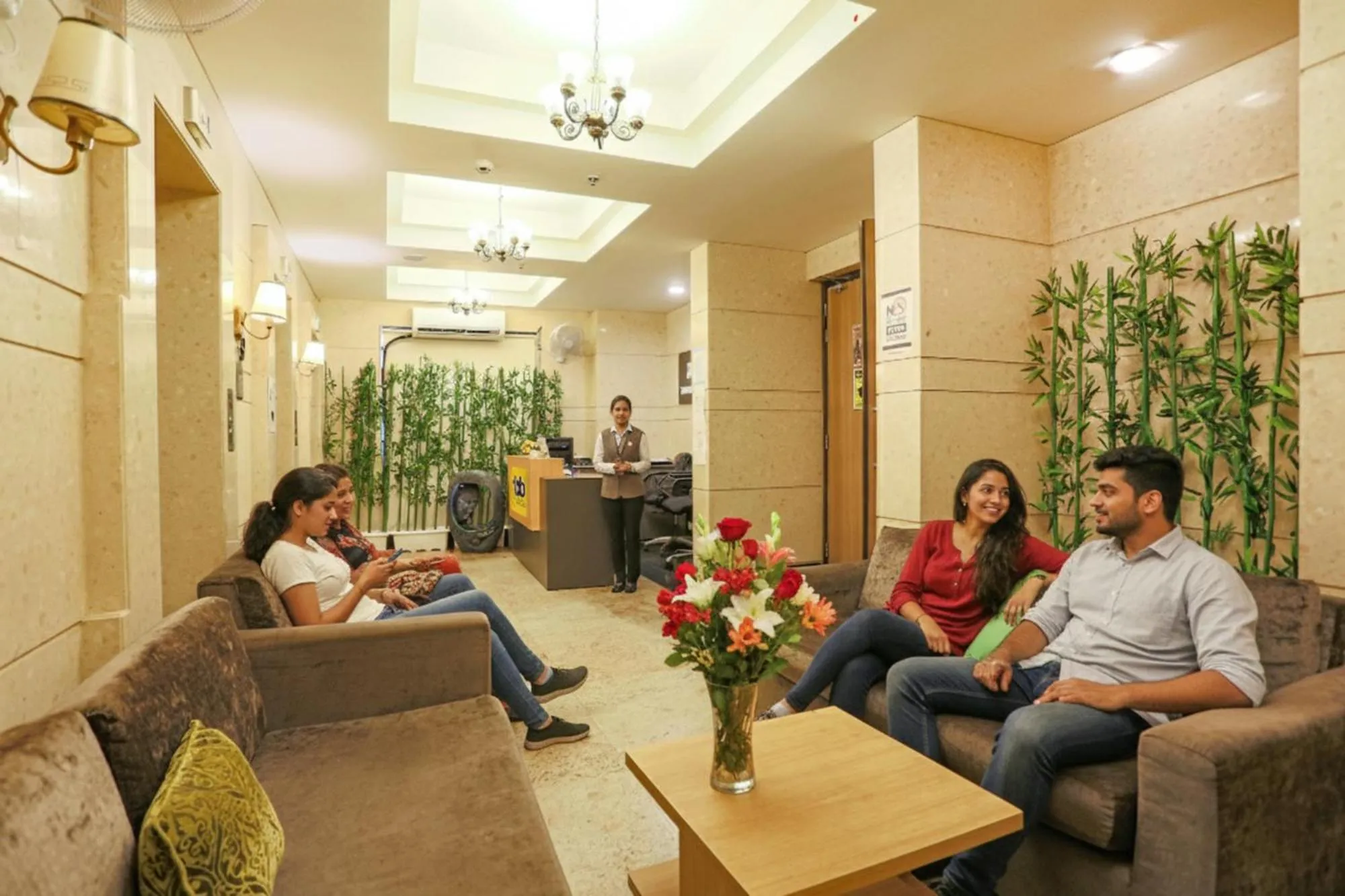Lobby or reception in FabHotel Sapphire 83, Manesar, Gurgaon