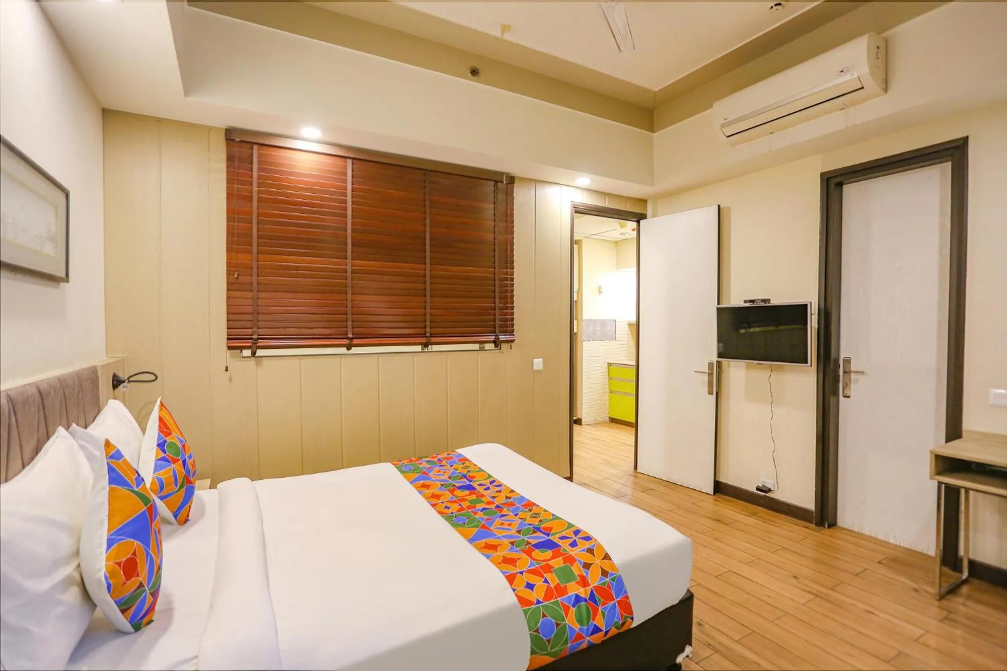 Bedroom, Bed in FabHotel Sapphire 83, Manesar, Gurgaon