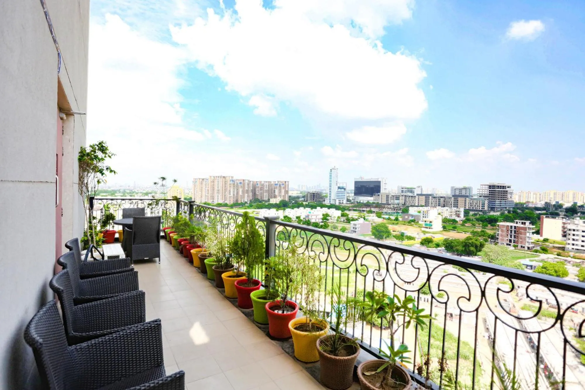 Balcony/Terrace in FabHotel Sapphire 83, Manesar, Gurgaon