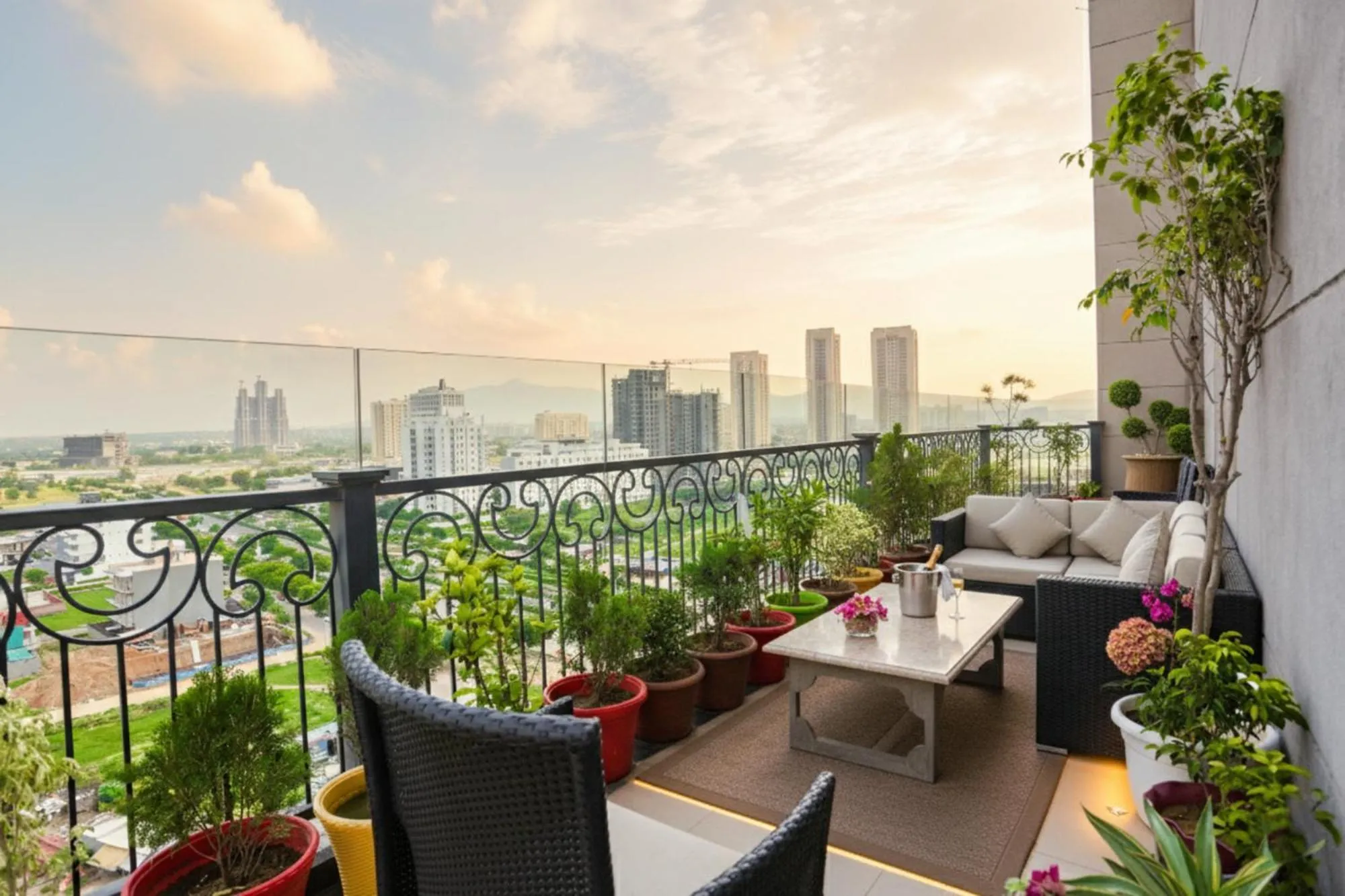 Balcony/Terrace in FabHotel Sapphire 83, Manesar, Gurgaon