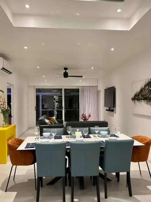 Dining area in The Backyard Beach House