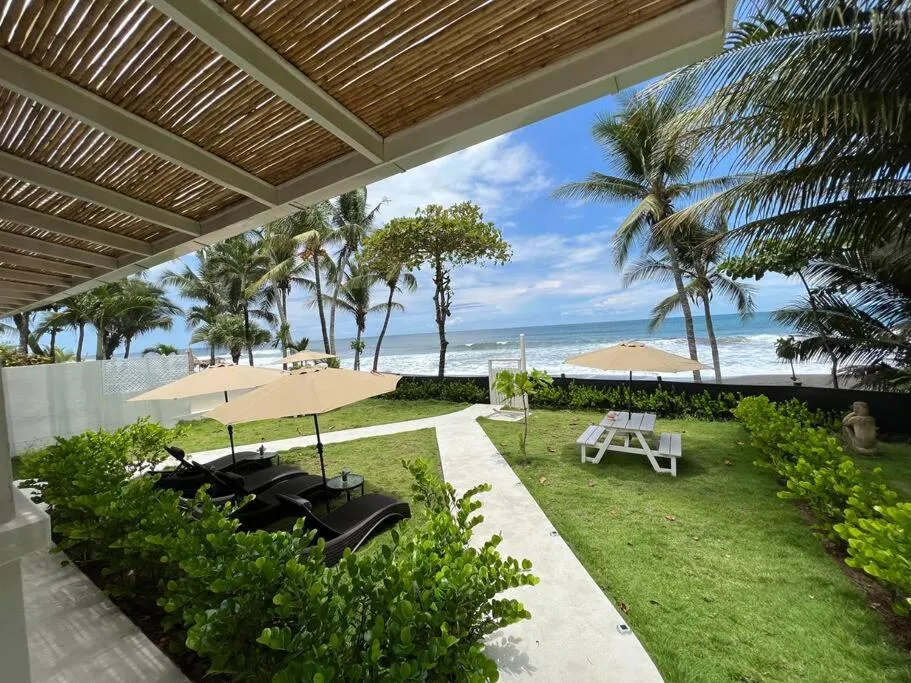 Patio in The Backyard Beach House