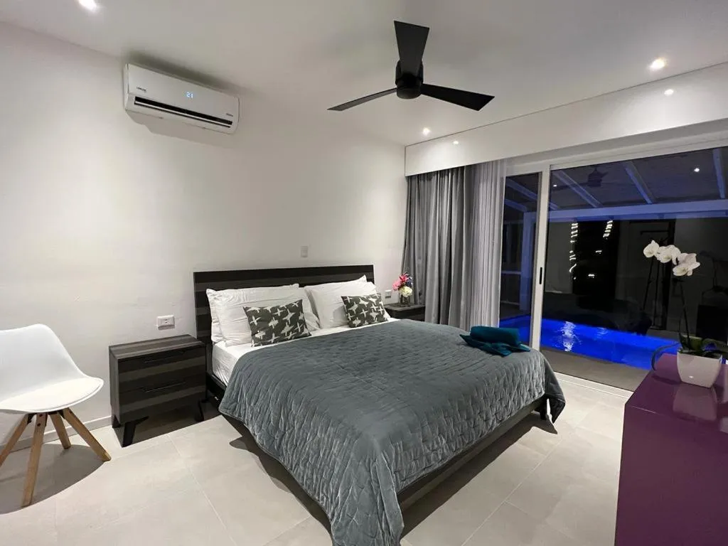 Bed in The Backyard Beach House