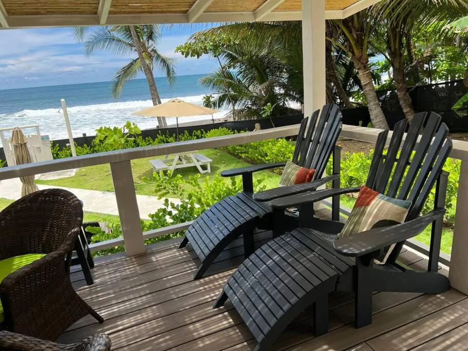 Balcony/Terrace in The Backyard Beach House
