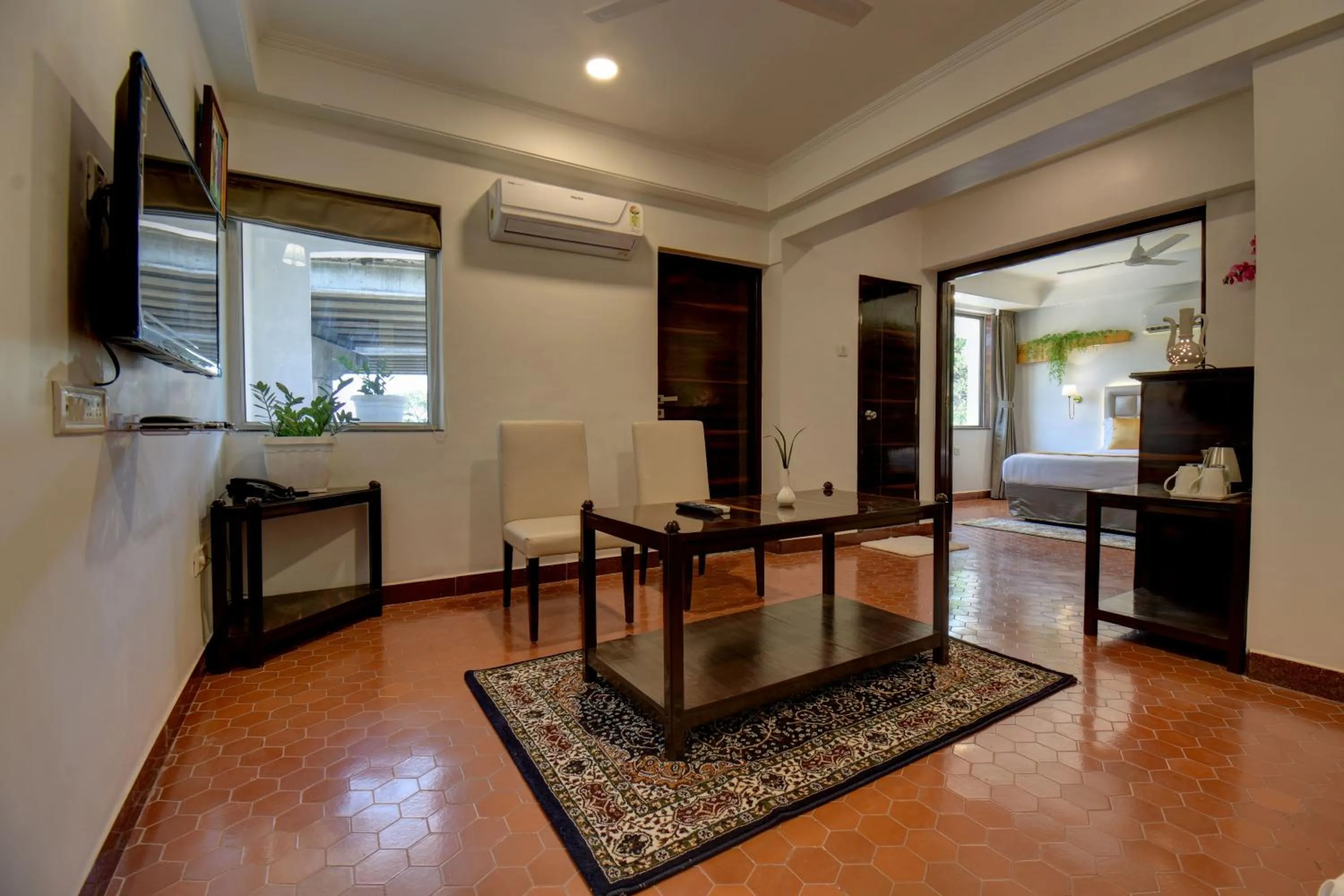 Living room in Elite Hotel