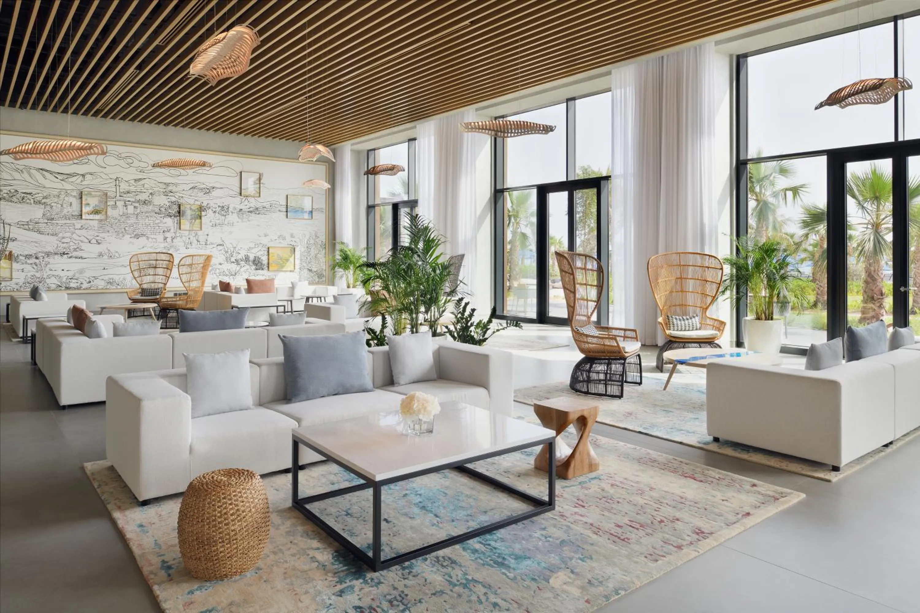 Lobby or reception in Mövenpick Resort Al Marjan Island