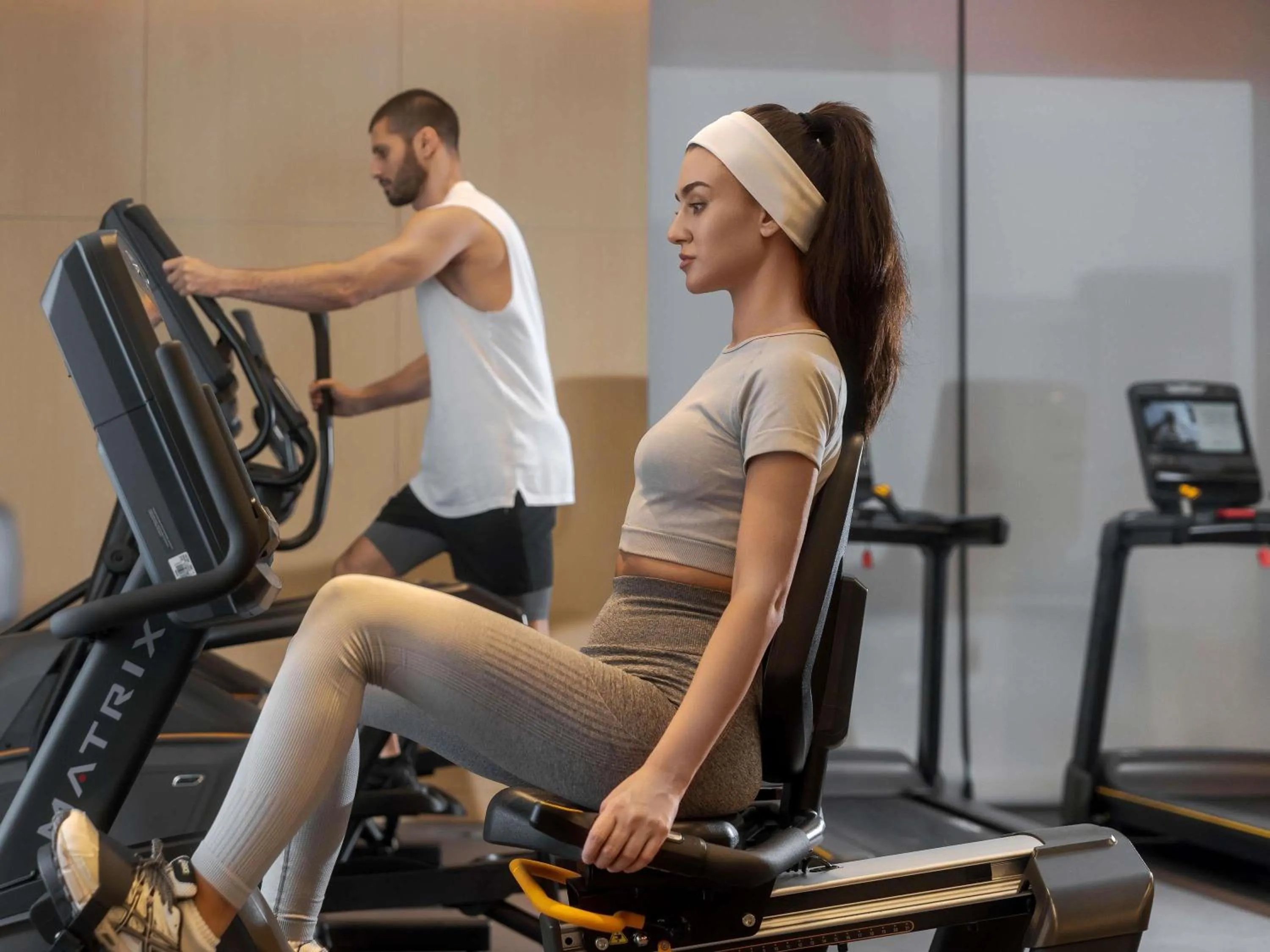Fitness centre/facilities in Mövenpick Resort Al Marjan Island