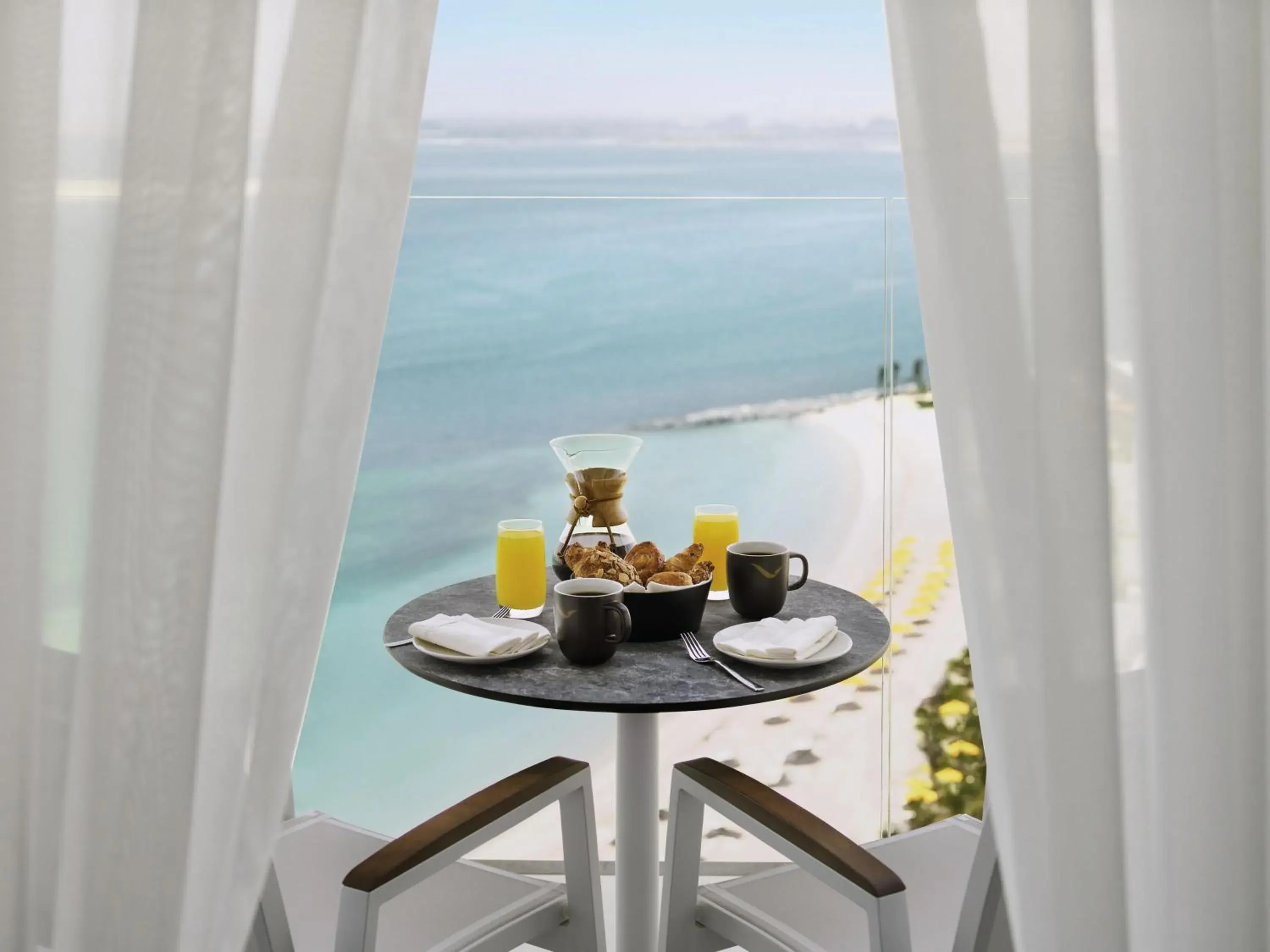 Bedroom in Mövenpick Resort Al Marjan Island Bedroom in Mövenpick Resort Al Marjan Island