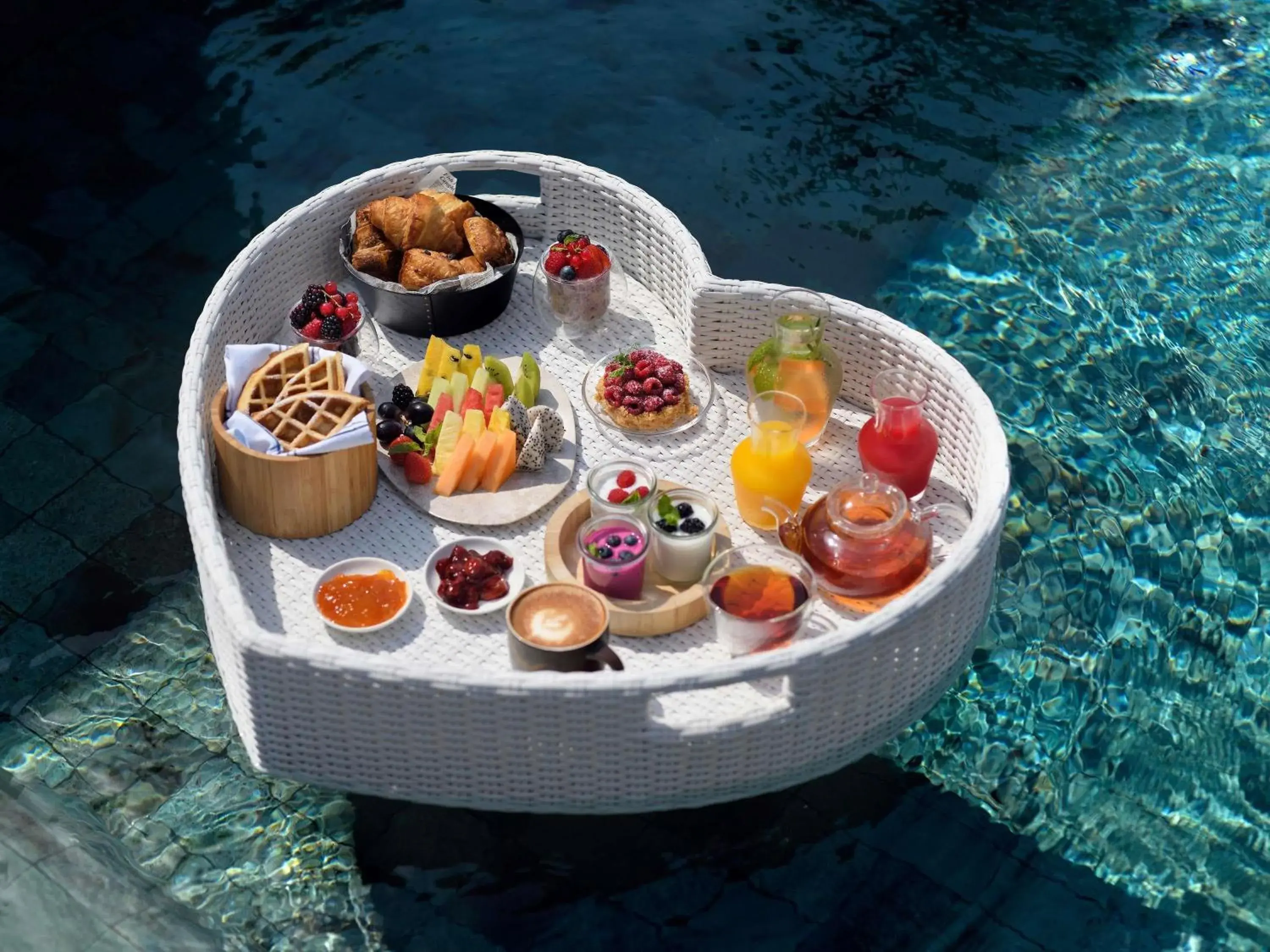 Breakfast in Mövenpick Resort Al Marjan Island Breakfast in Mövenpick Resort Al Marjan Island