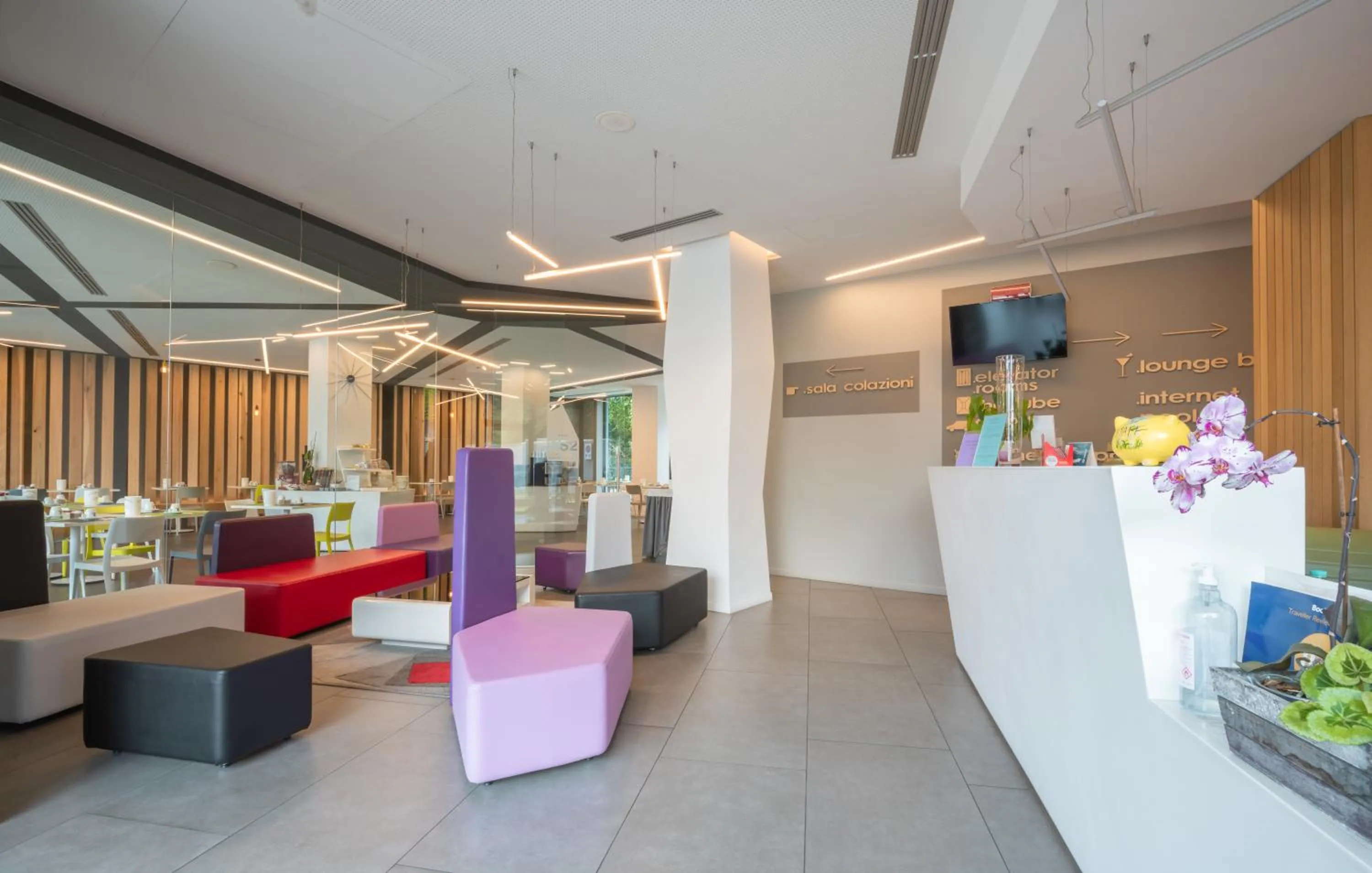 Lobby or reception in Hotel Stadio