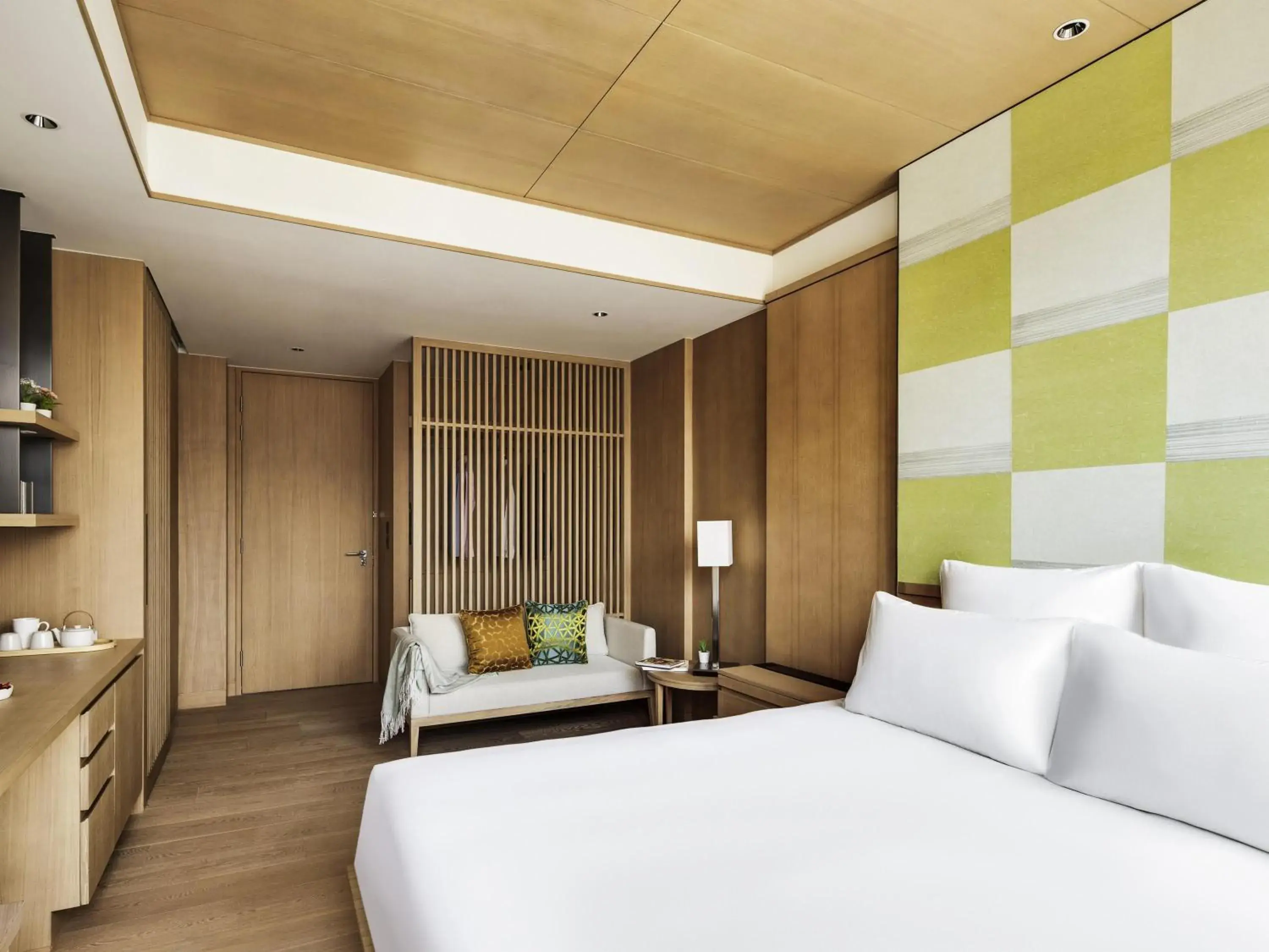 Bedroom, Bed in AKI Hotel Hong Kong - MGallery Collection Bedroom, Bed in AKI Hotel Hong Kong - MGallery Collection