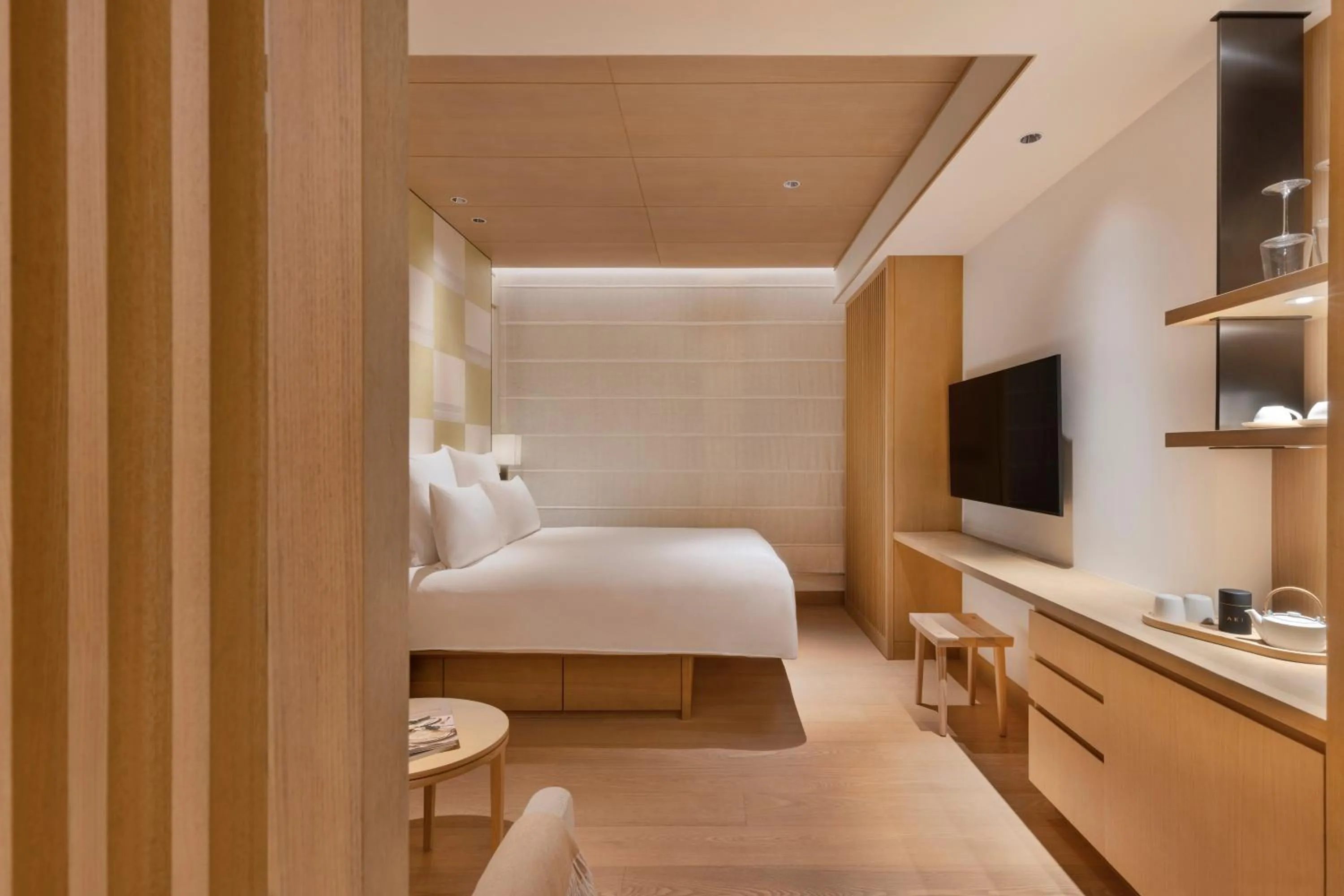 Bedroom, Bed in AKI Hotel Hong Kong - MGallery Collection