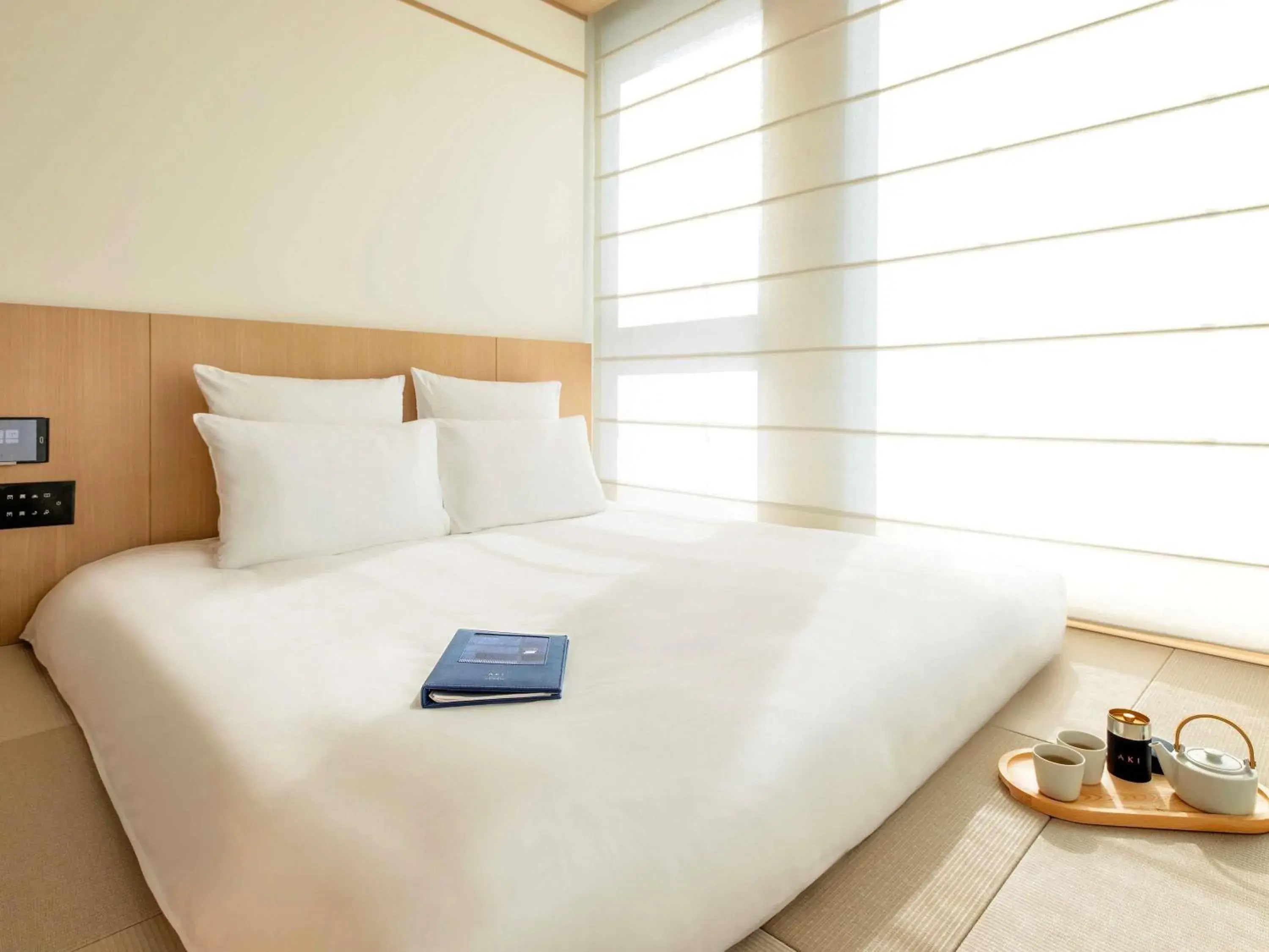 Bedroom, Bed in AKI Hotel Hong Kong - MGallery Collection Bedroom, Bed in AKI Hotel Hong Kong - MGallery Collection