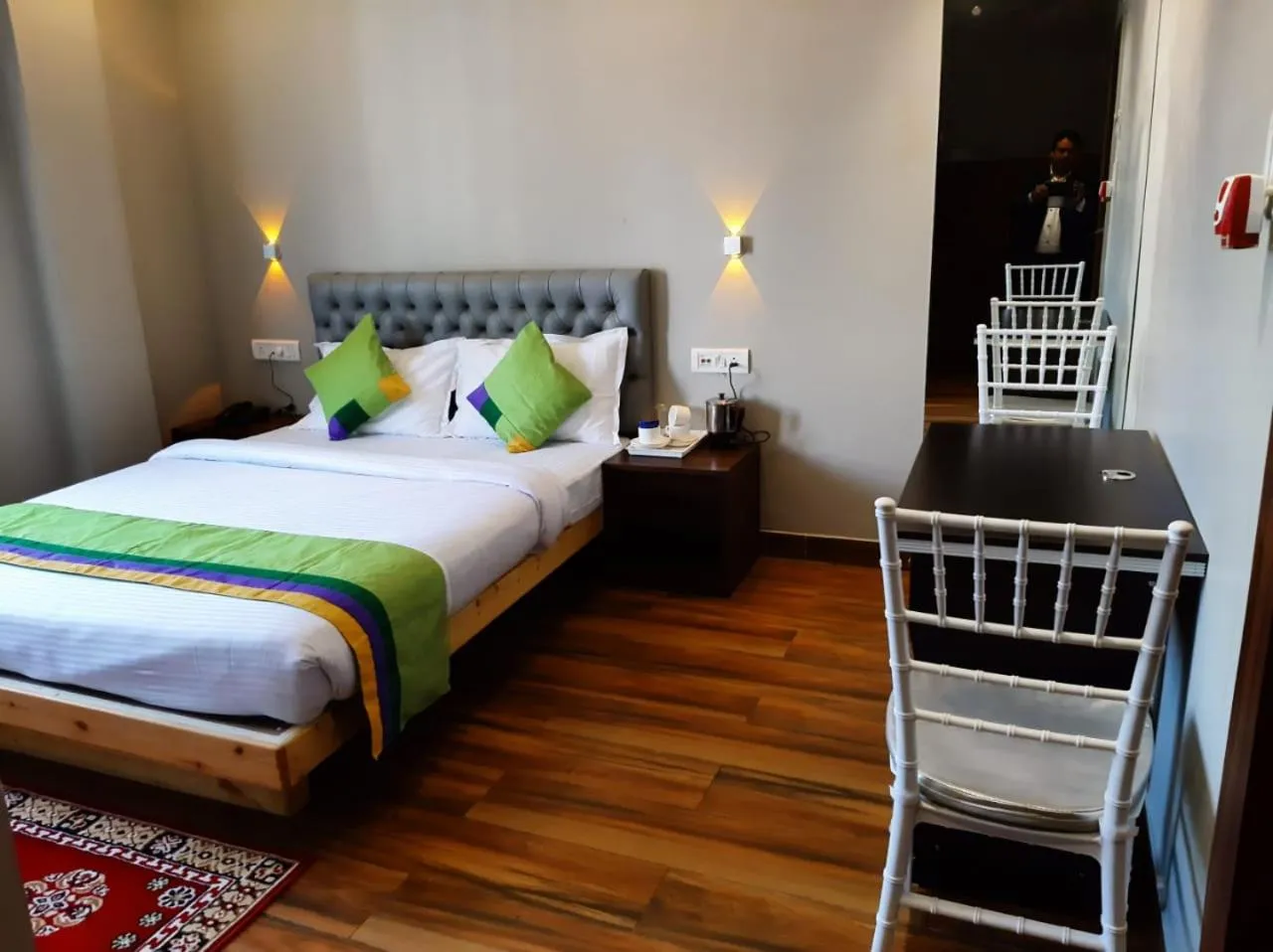 Bed in HOTEL MITTAL GARDEN