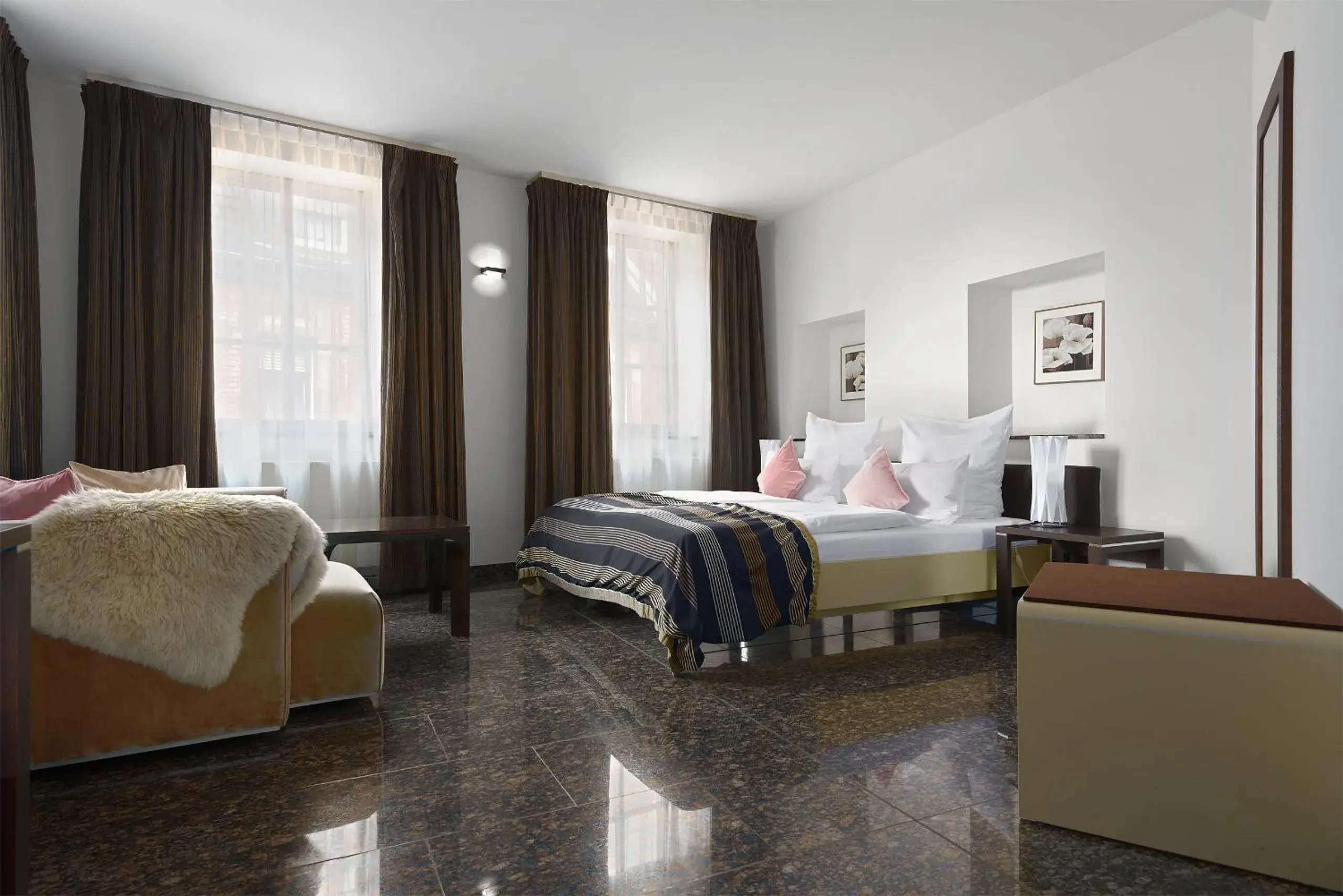 Bed in Kaiser Kulturhotel Bed in Kaiser Kulturhotel