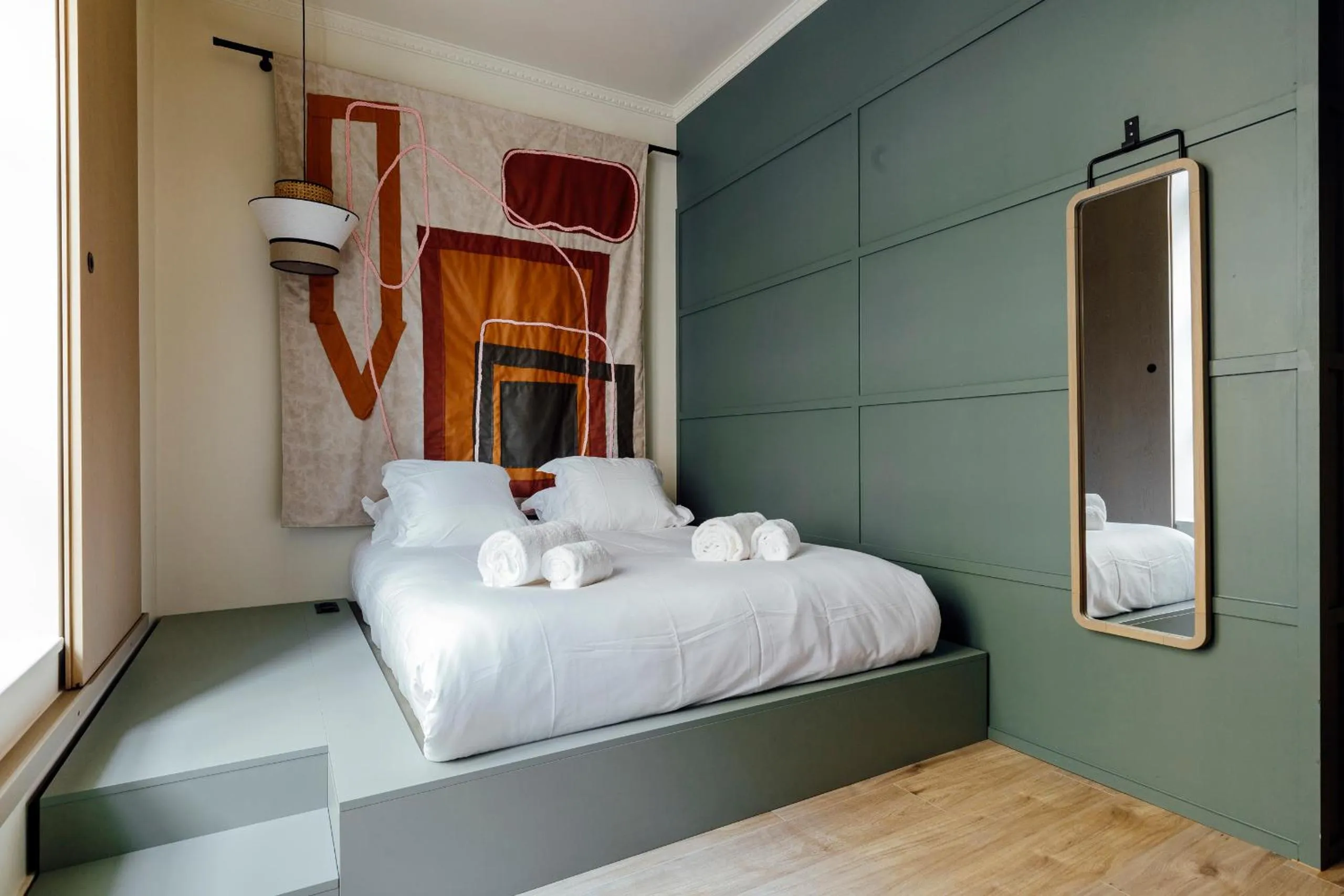 Bedroom, Bed in Hôtel Préfecture - Entrée autonome, réception en ligne - Encore Mieux