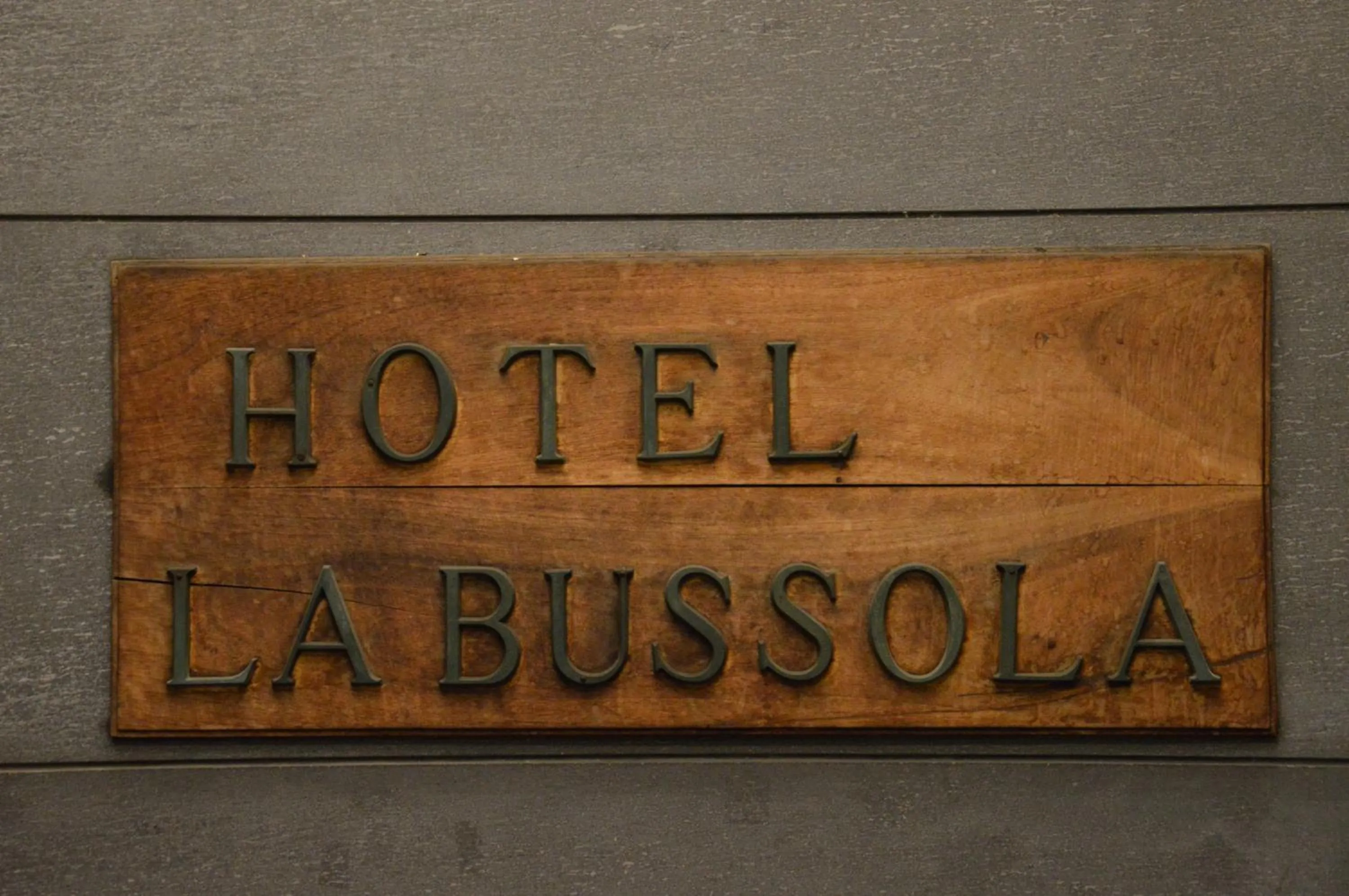 Facade/entrance in Hotel La Bussola