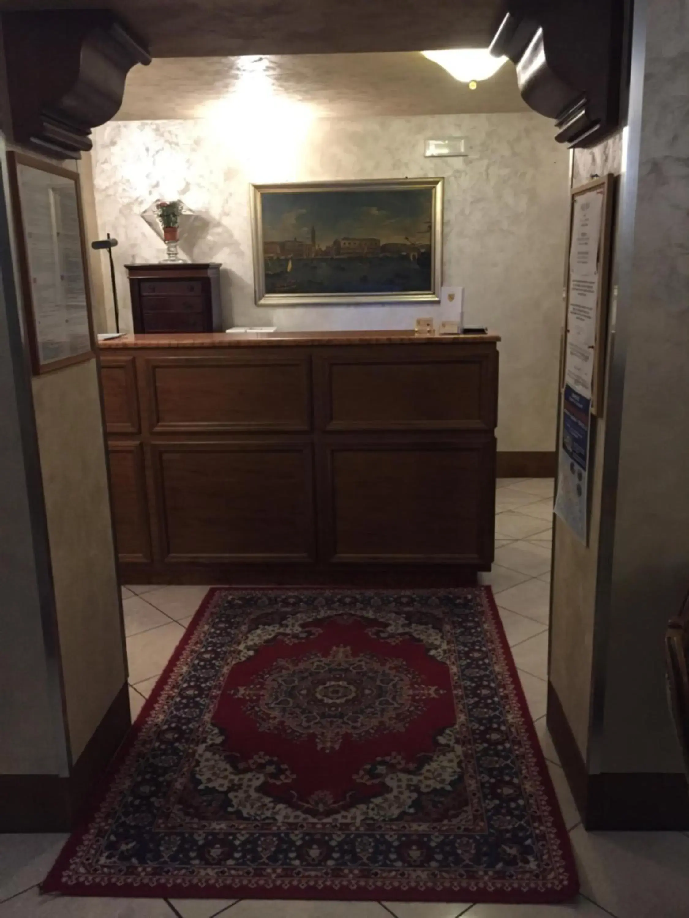 Lobby or reception in Hotel Malibran Lobby or reception in Hotel Malibran