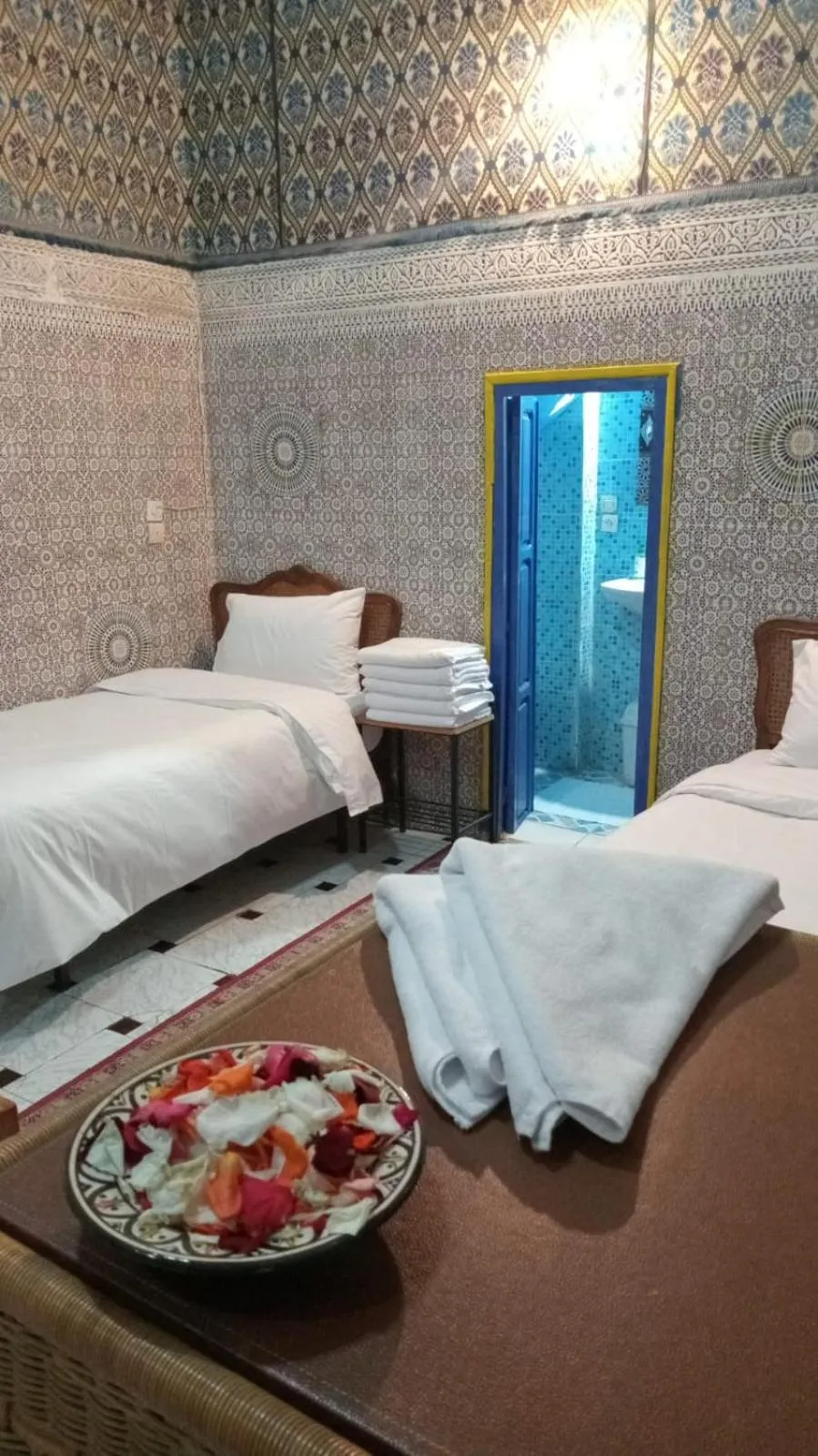 Bed in Riad Carole - Perfect for Families & Groups