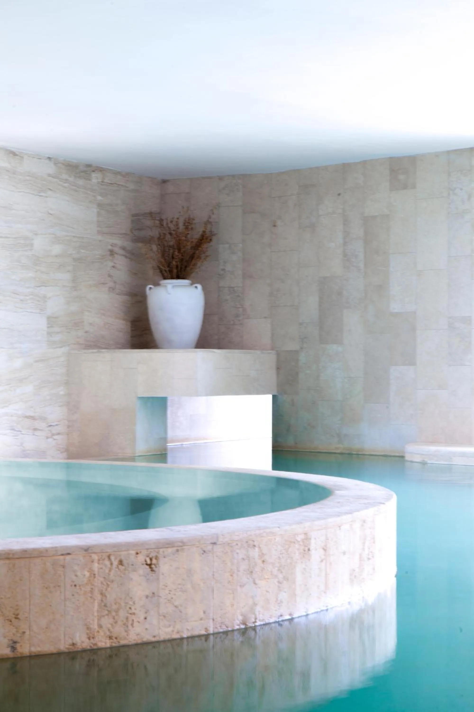 Hot Spring Bath in Castello di Velona Resort, Thermal SPA & Winery