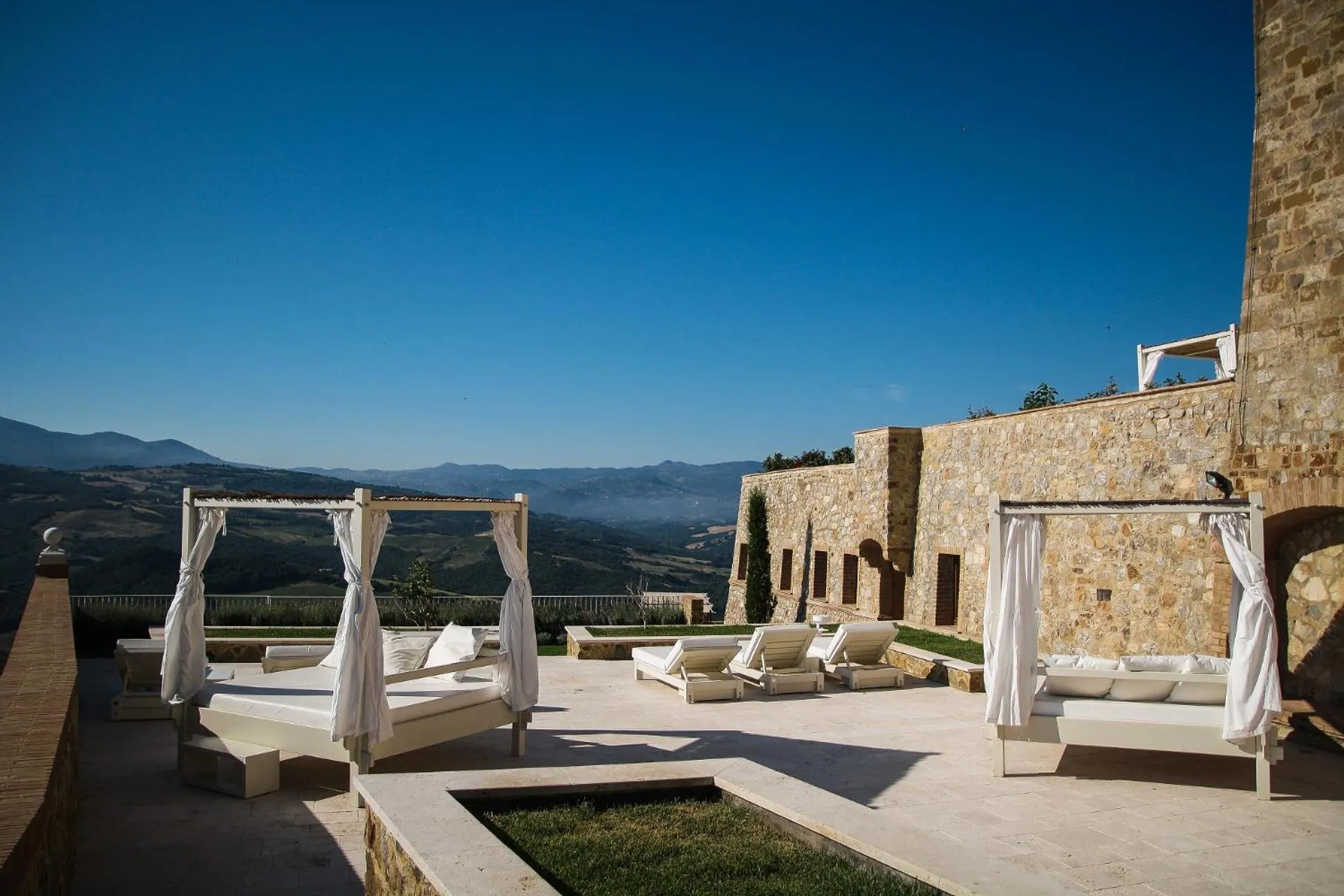 Patio in Castello di Velona Resort, Thermal SPA & Winery