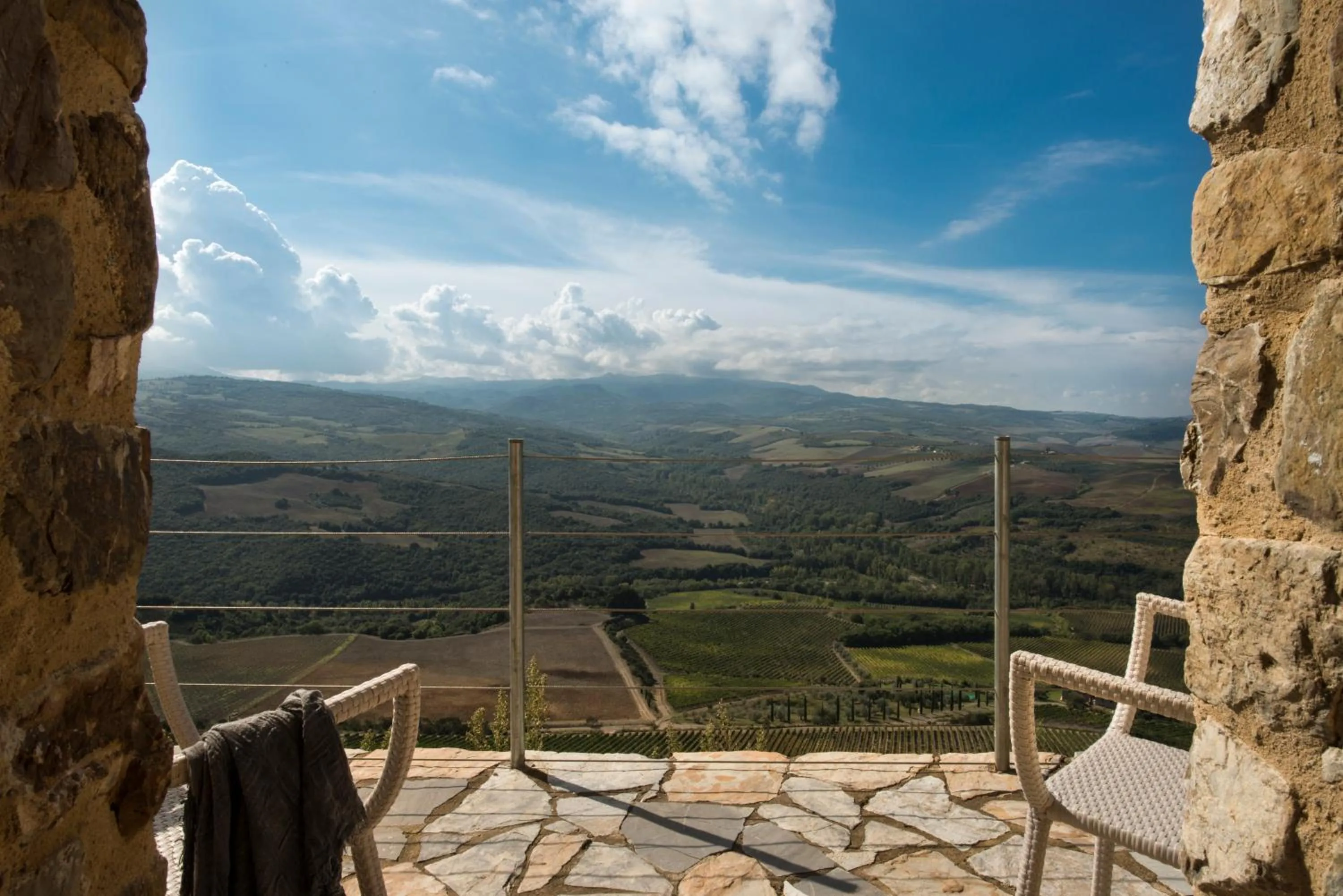 Patio in Castello di Velona Resort, Thermal SPA & Winery