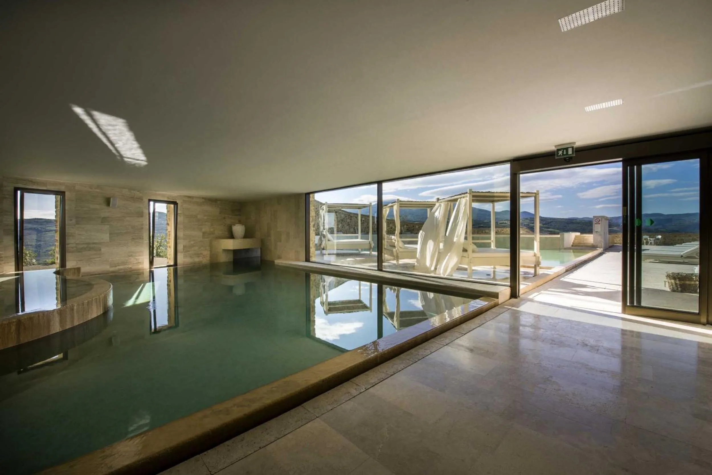 Hot Spring Bath in Castello di Velona Resort, Thermal SPA & Winery