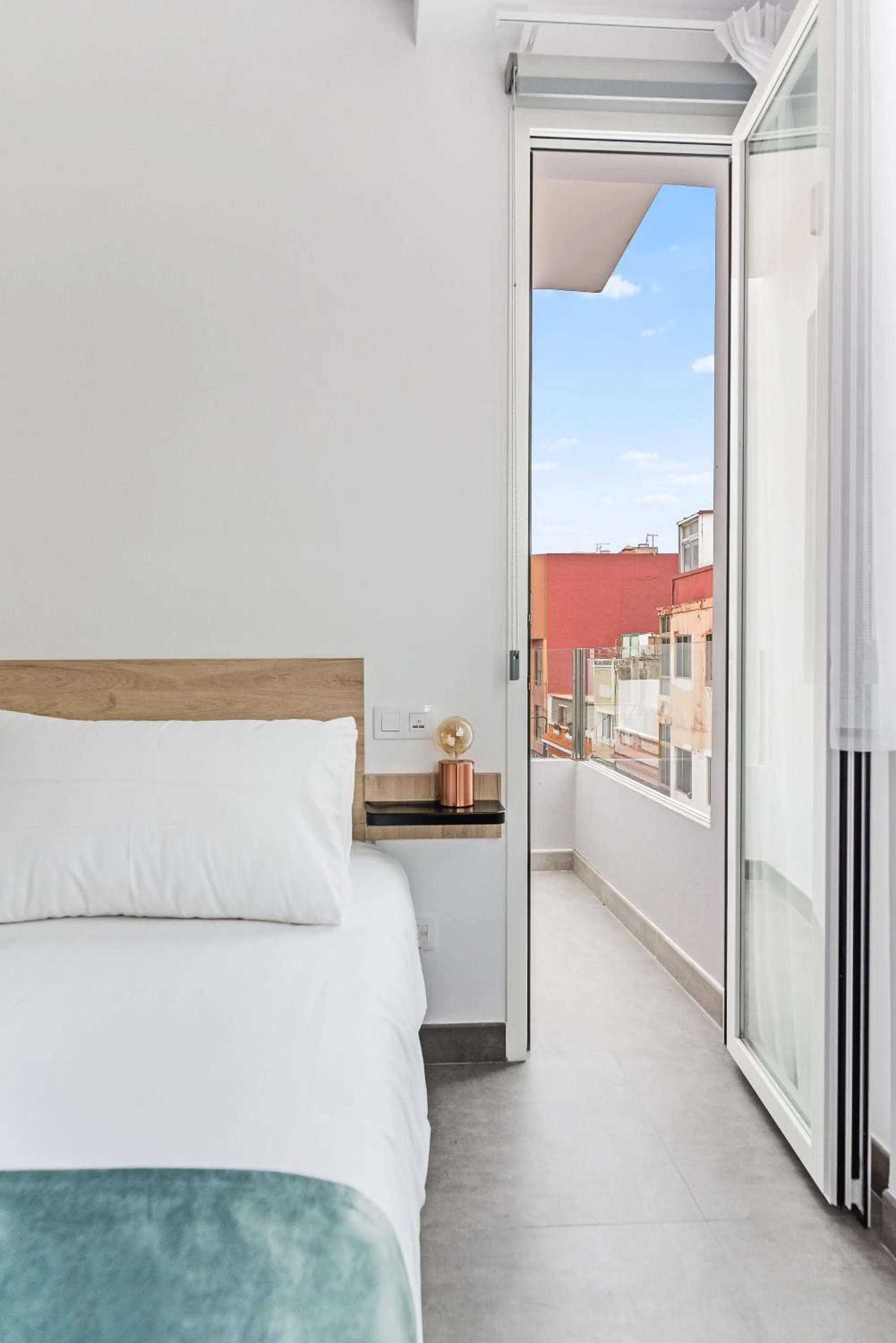 Bed in Open Sea Suites