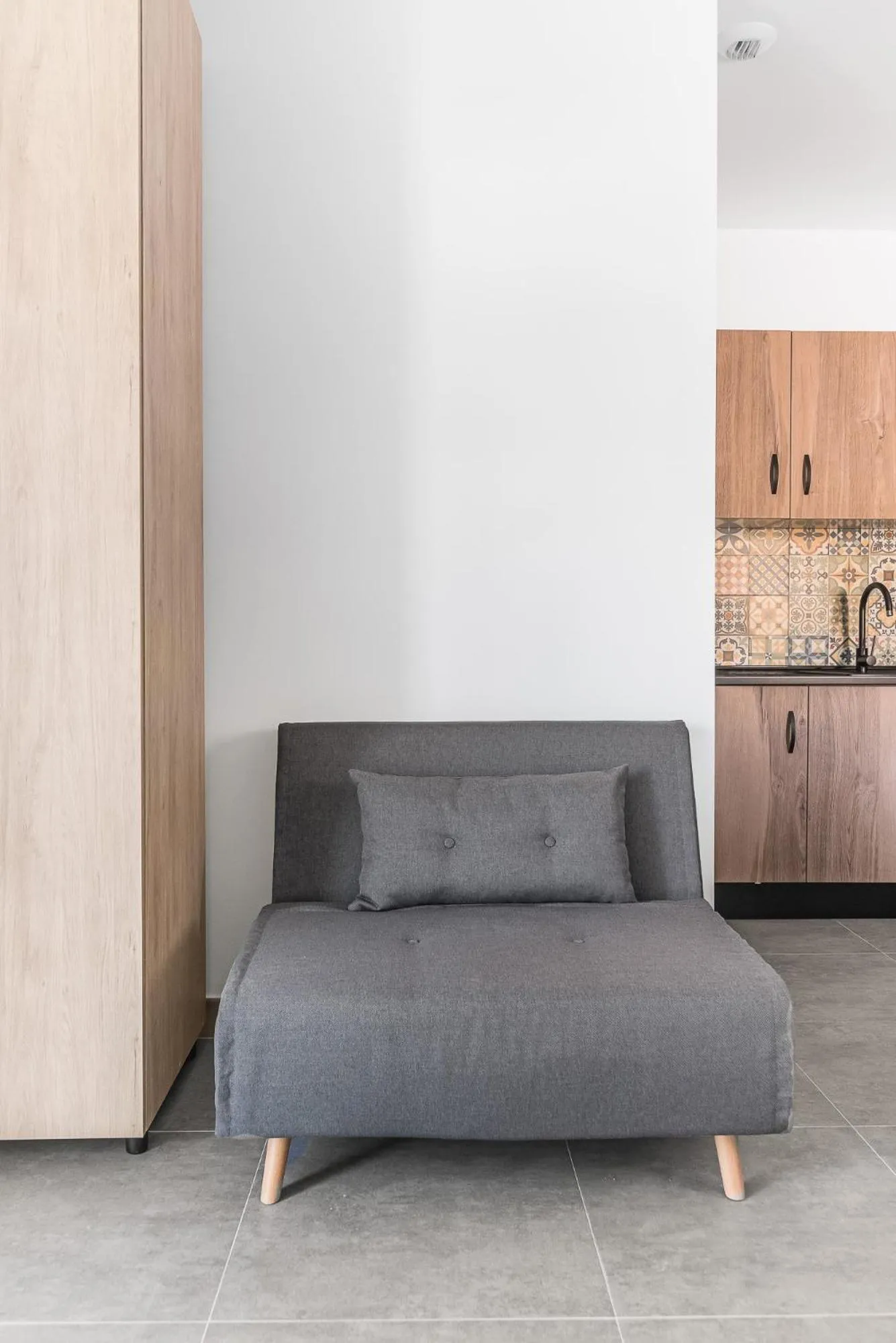 Kitchen or kitchenette in Open Sea Suites