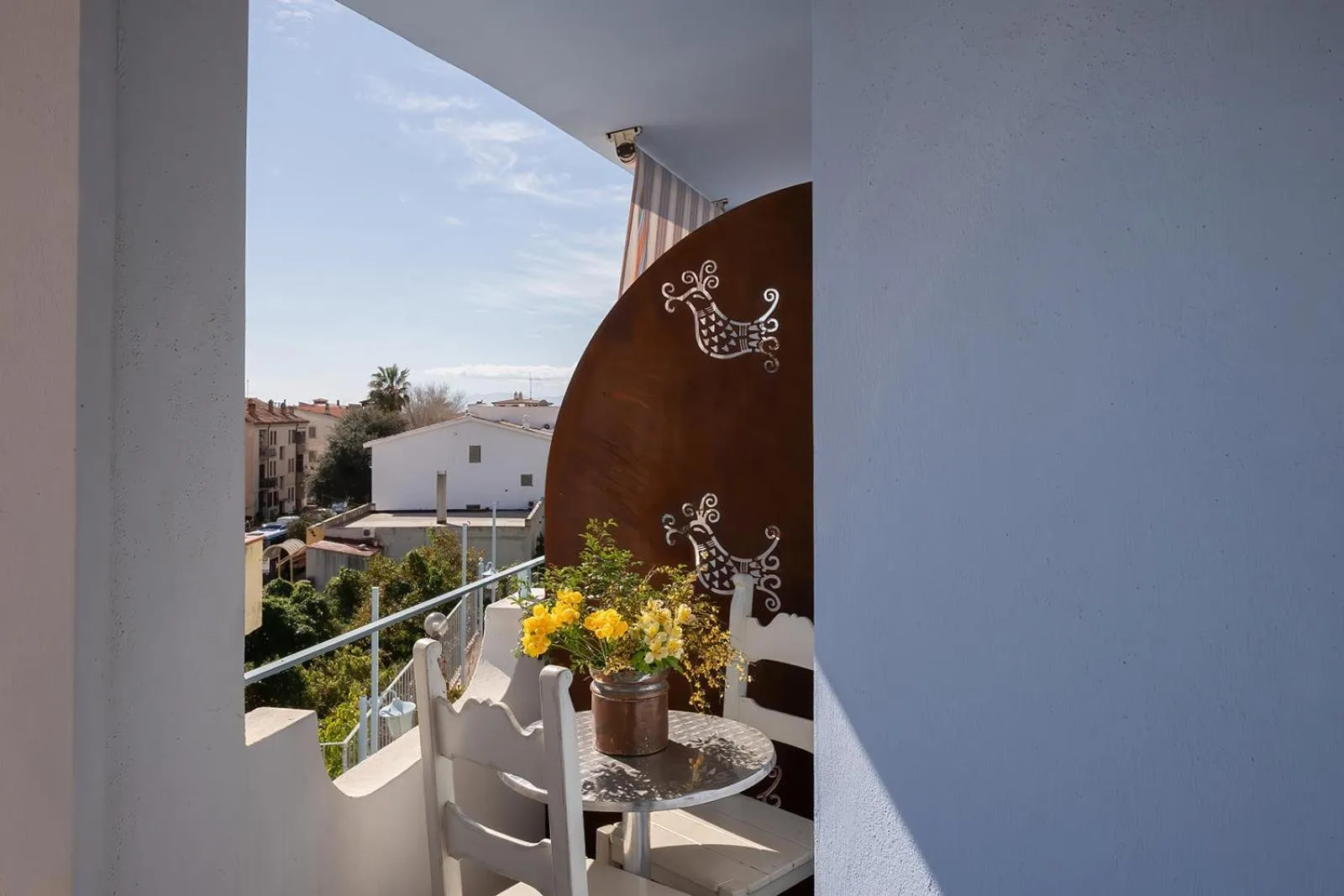 Balcony/Terrace in Hotel Su Barchile