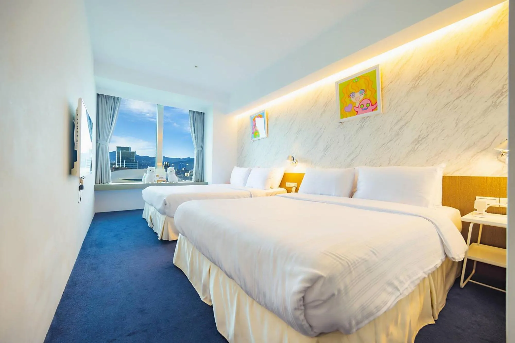 Bed in 苓旅松山館 Lininn Tapei Arena