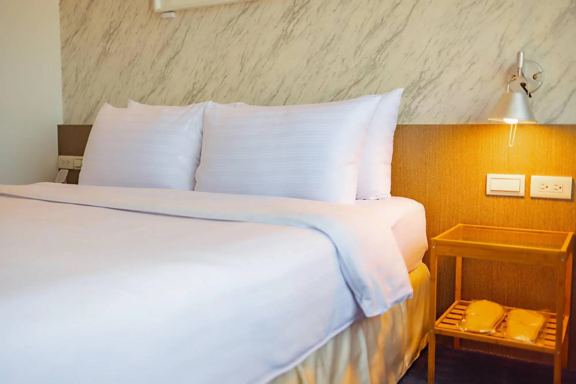 Bed in 苓旅松山館 Lininn Tapei Arena