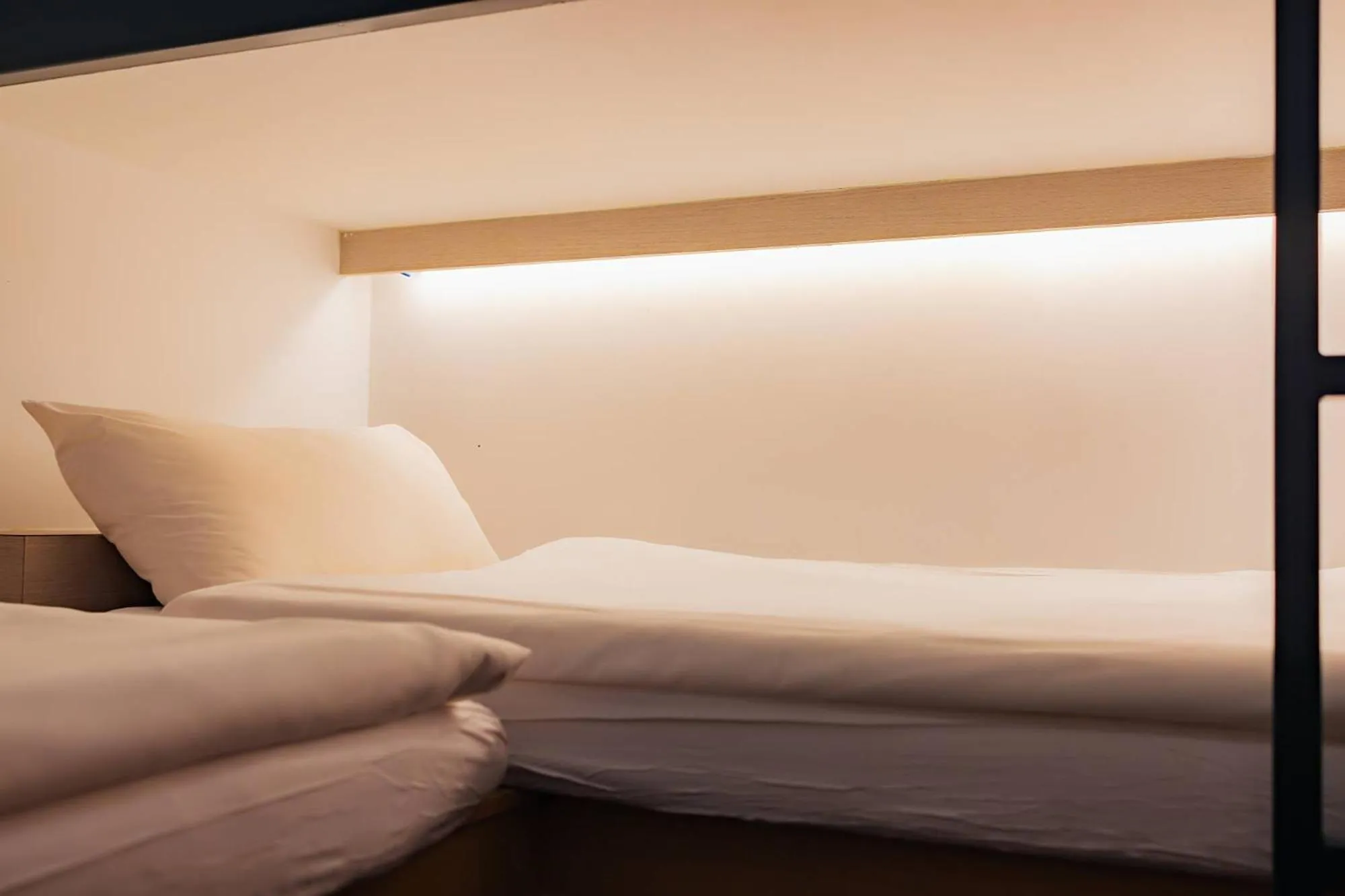 Bed in 苓旅松山館 Lininn Tapei Arena