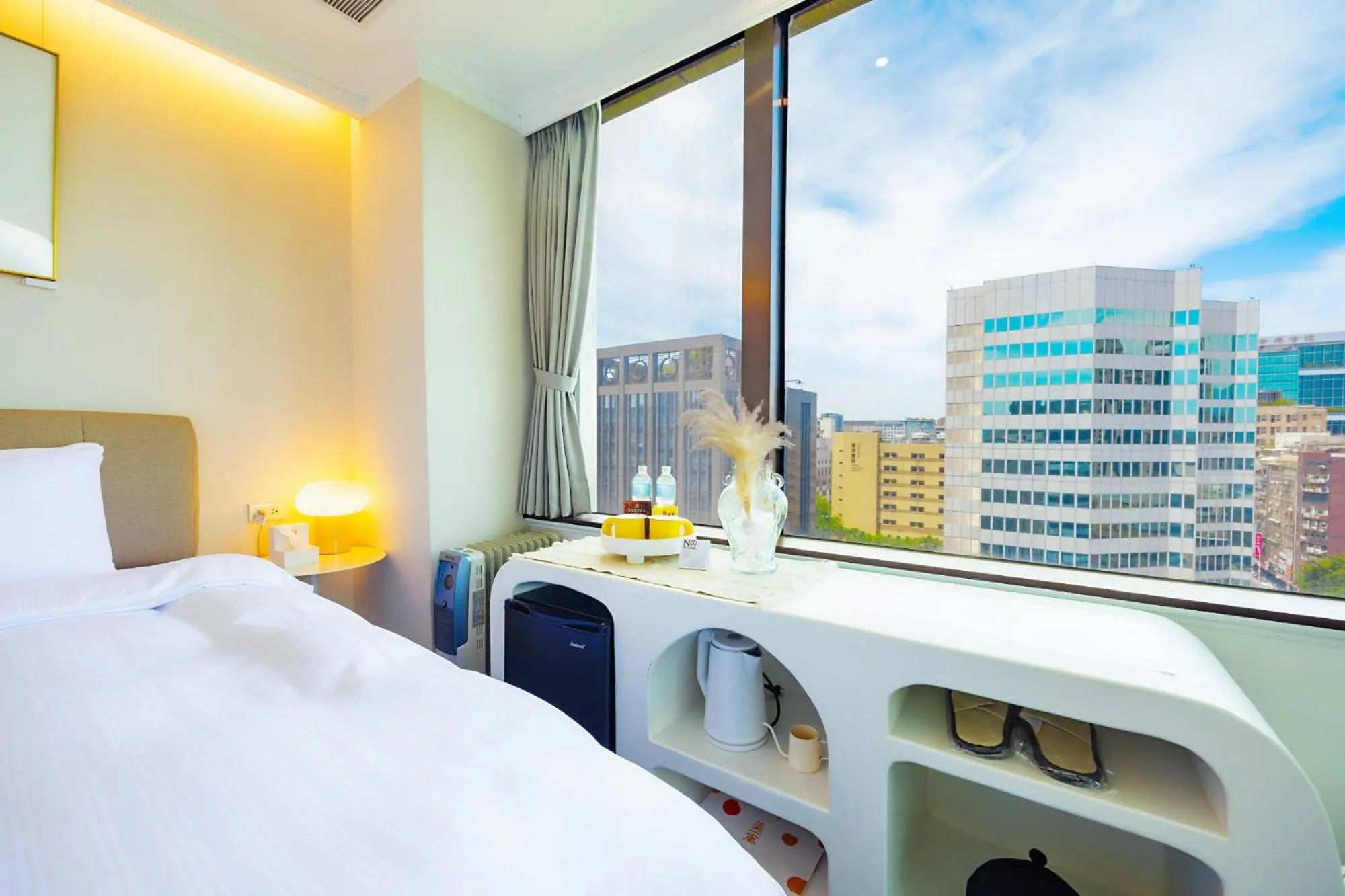 Bed in 苓旅松山館 Lininn Tapei Arena