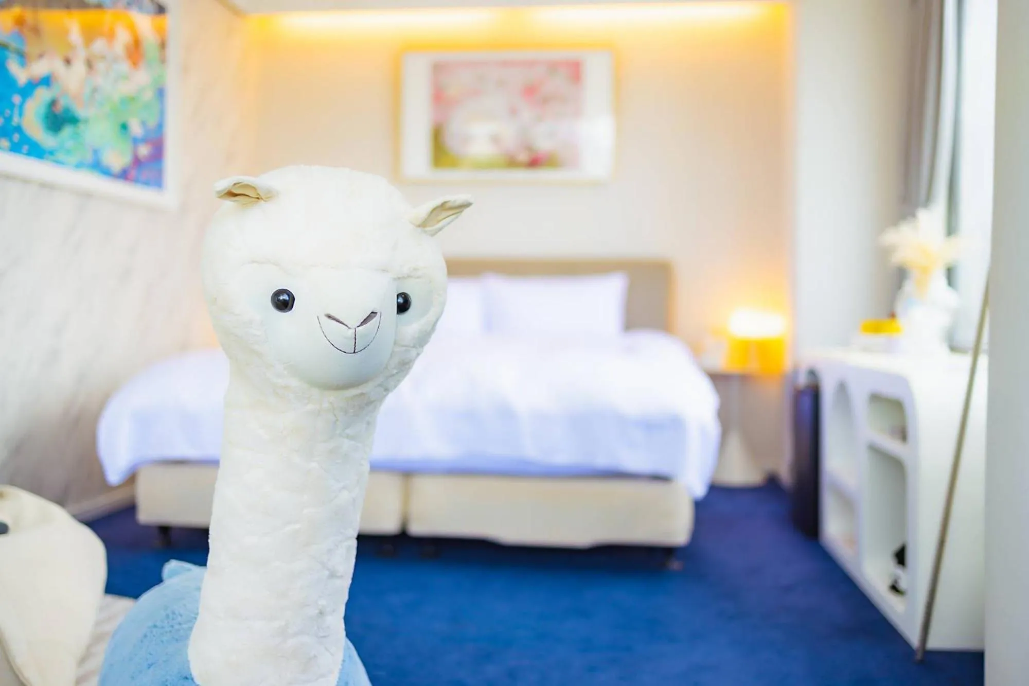 Bed in 苓旅松山館 Lininn Tapei Arena